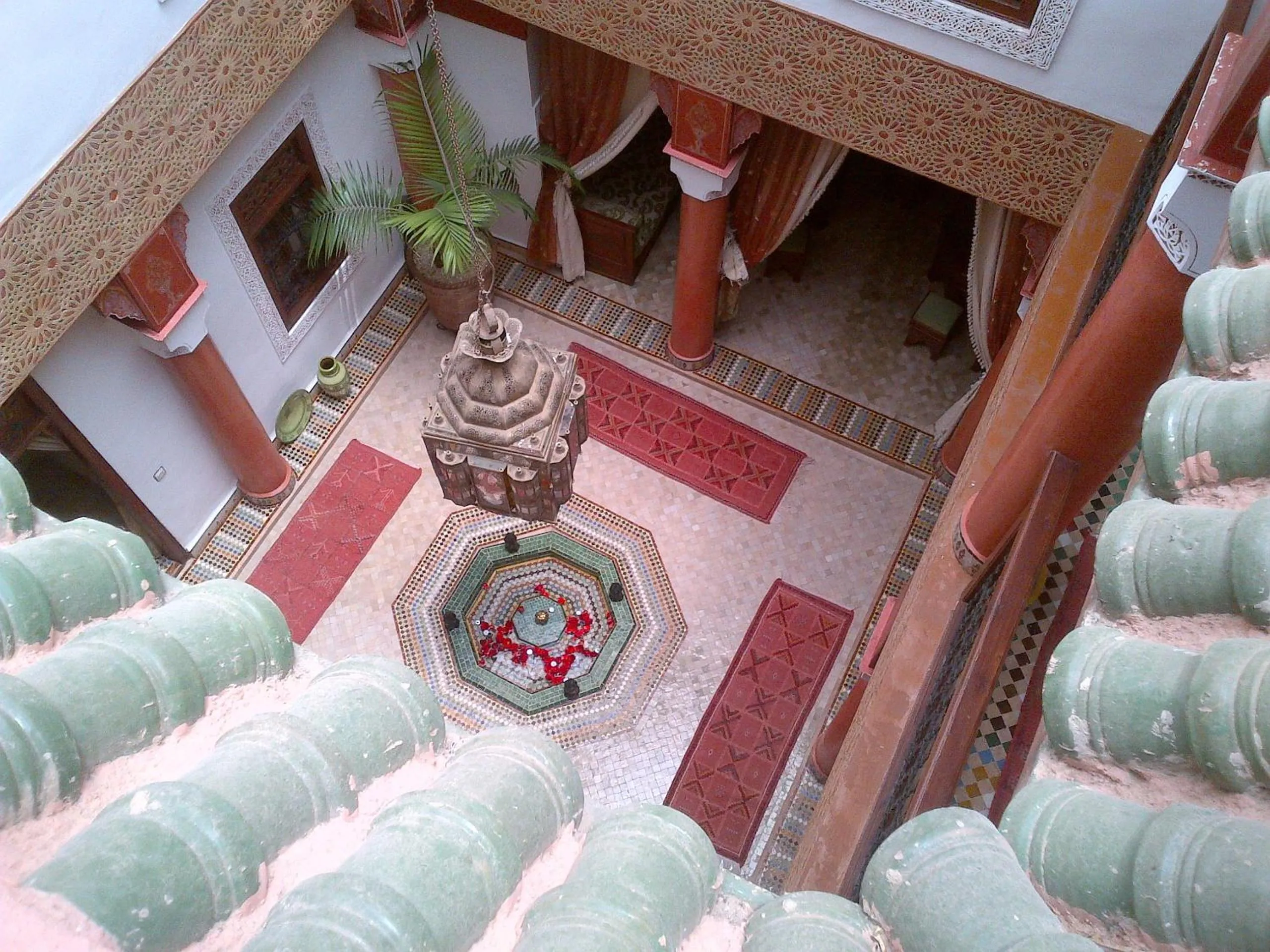 Decorative detail in Riad Lila