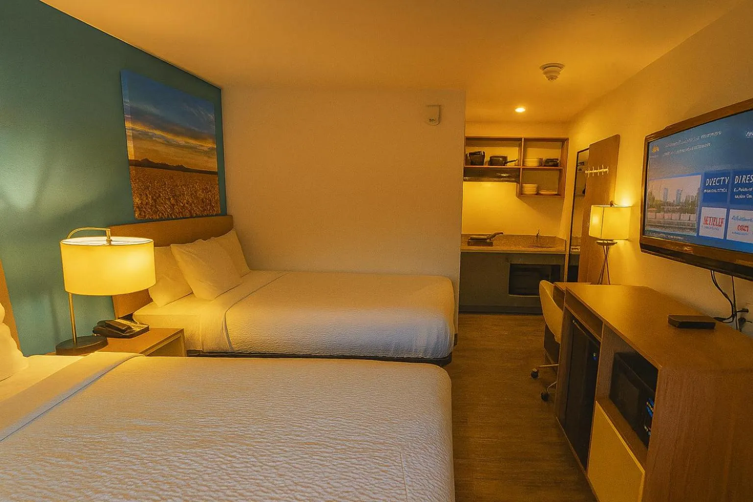 Bed in Days Inn by Wyndham Rock Springs