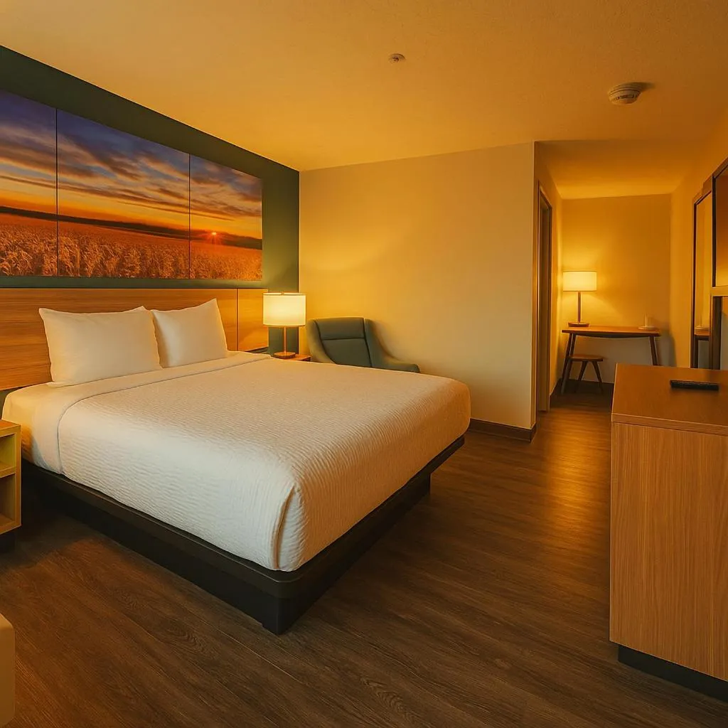 Bed in Days Inn by Wyndham Rock Springs