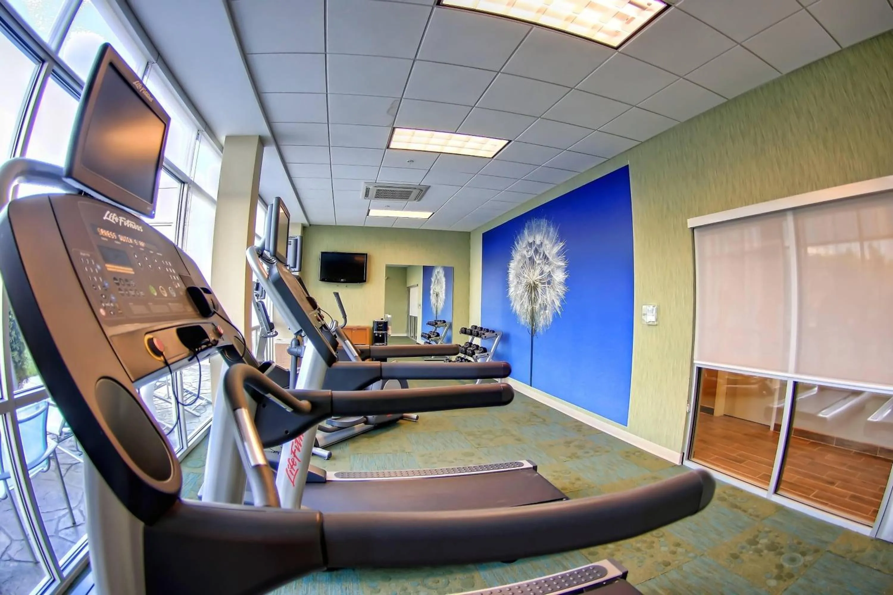 Fitness centre/facilities in SpringHill Suites by Marriott Scranton Montage Mountain