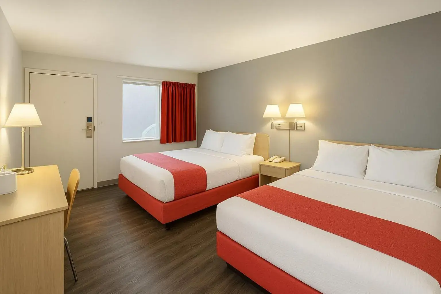 Bedroom, Bed in Motel 6-Casper, WY Bedroom, Bed in Motel 6-Casper, WY