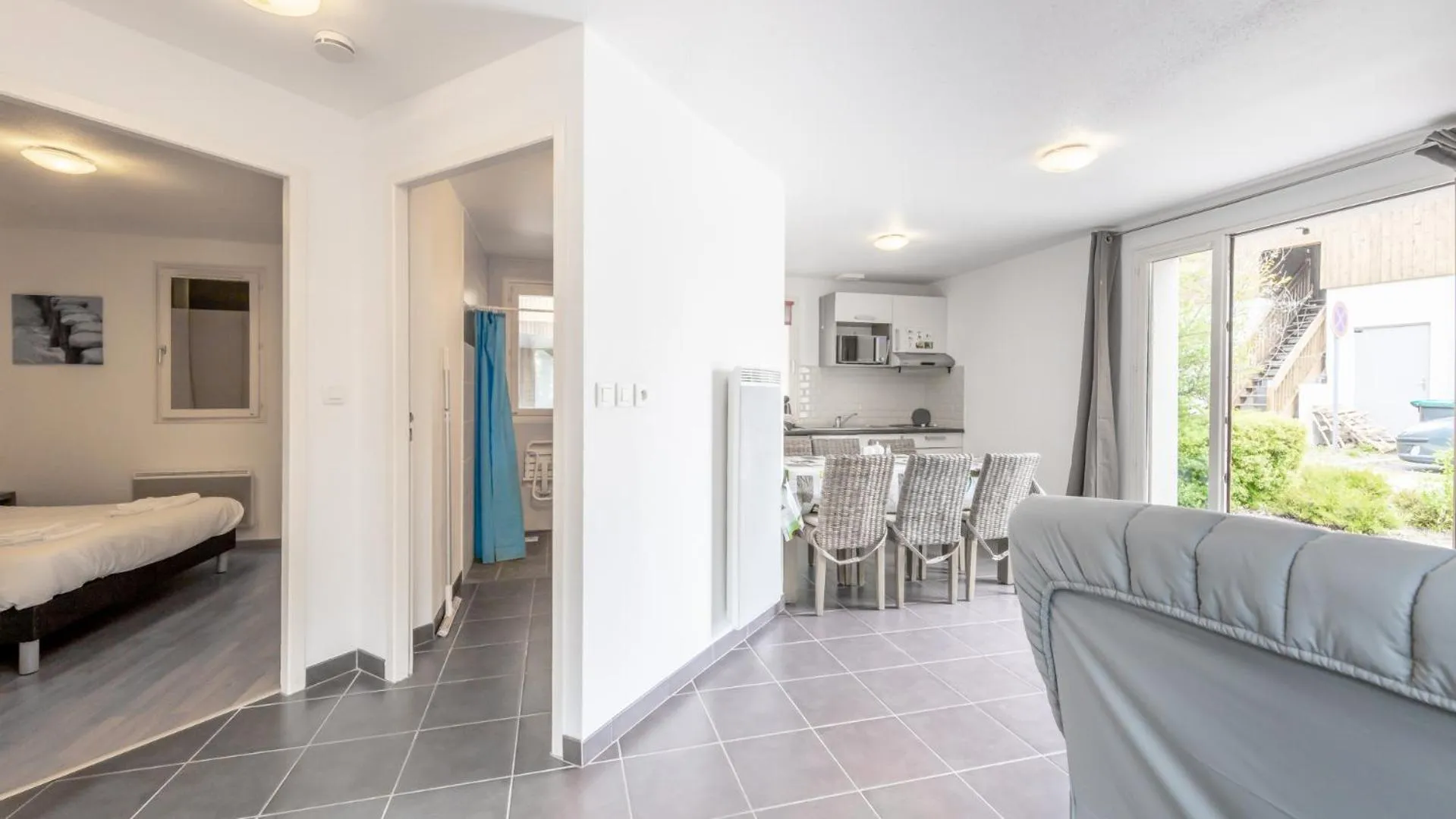 Living room, Bed in Vacancéole - Les Rives du Lac