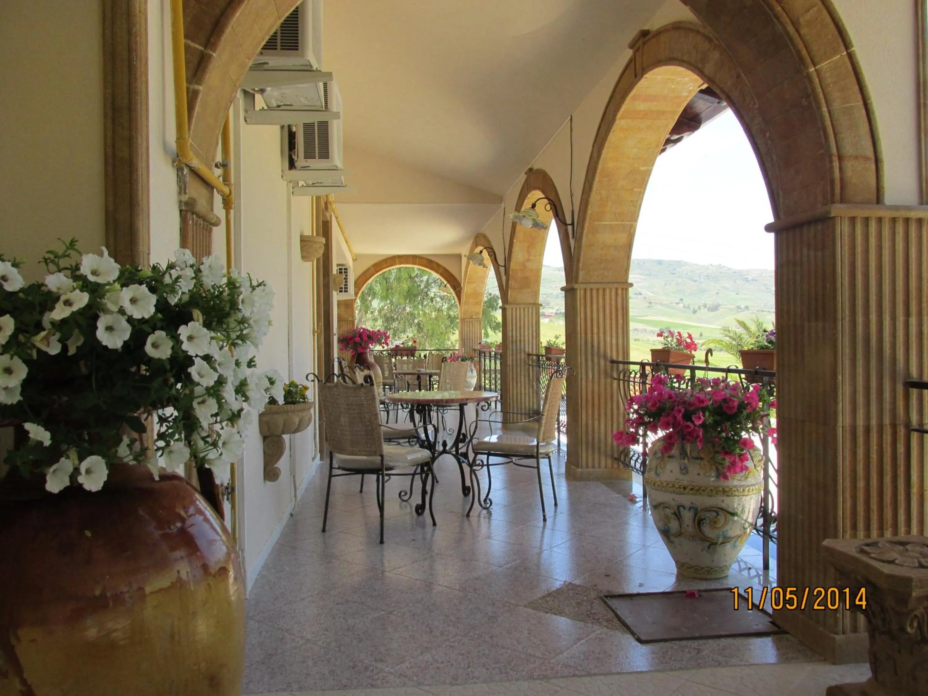 Balcony/Terrace in Agriturismo Reggia Saracena