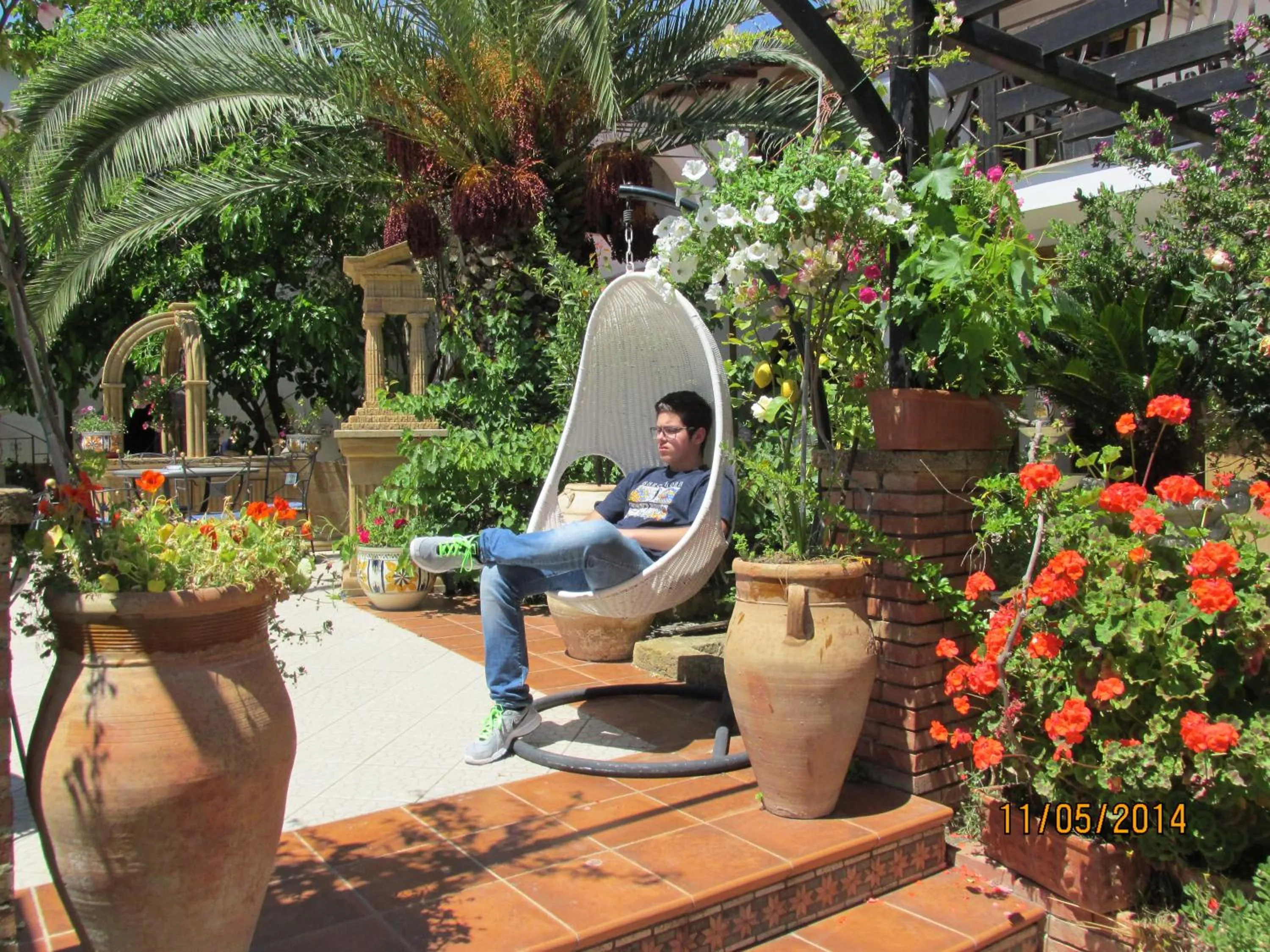 Garden in Agriturismo Reggia Saracena