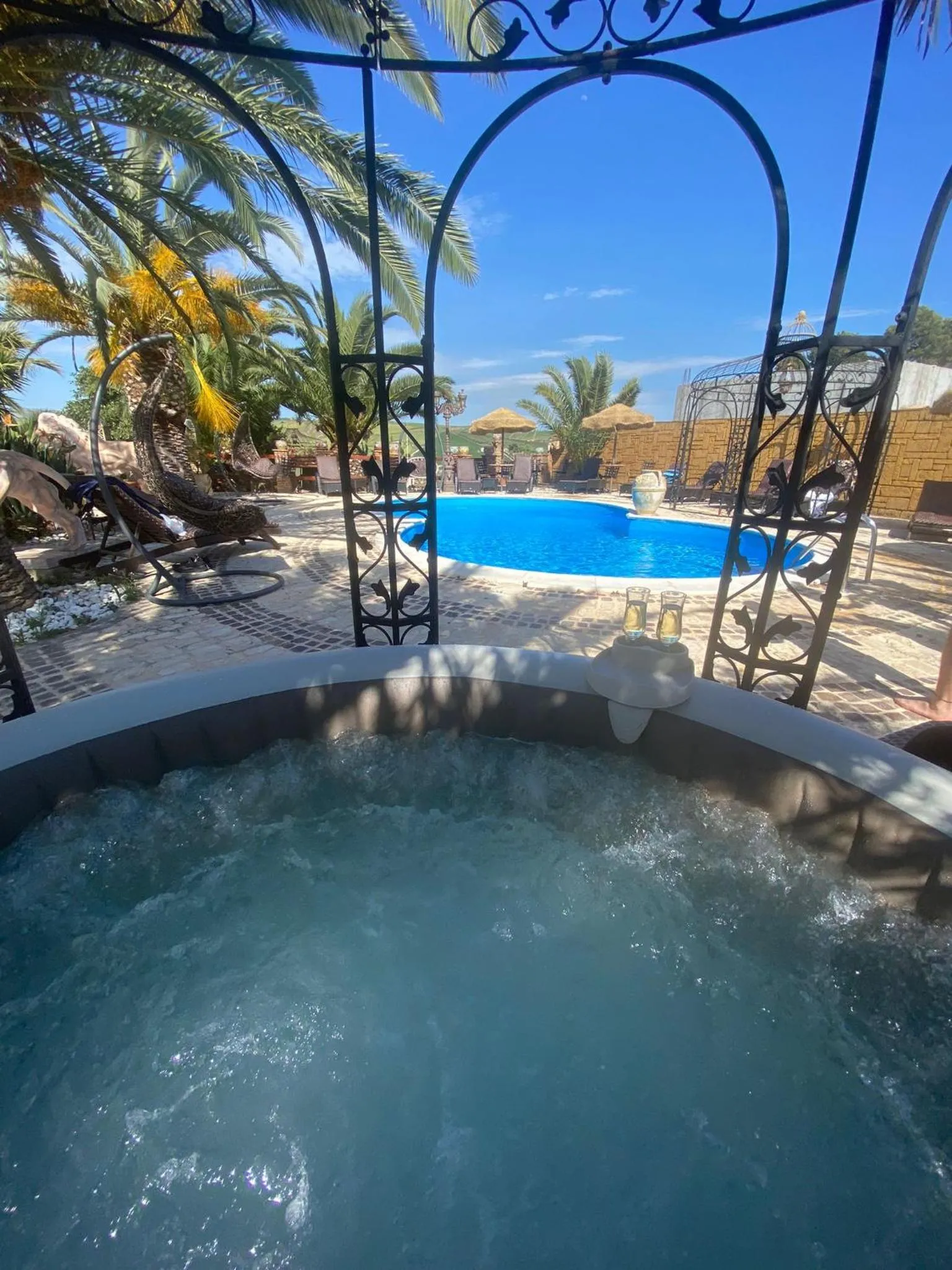 Hot Tub in Agriturismo Reggia Saracena