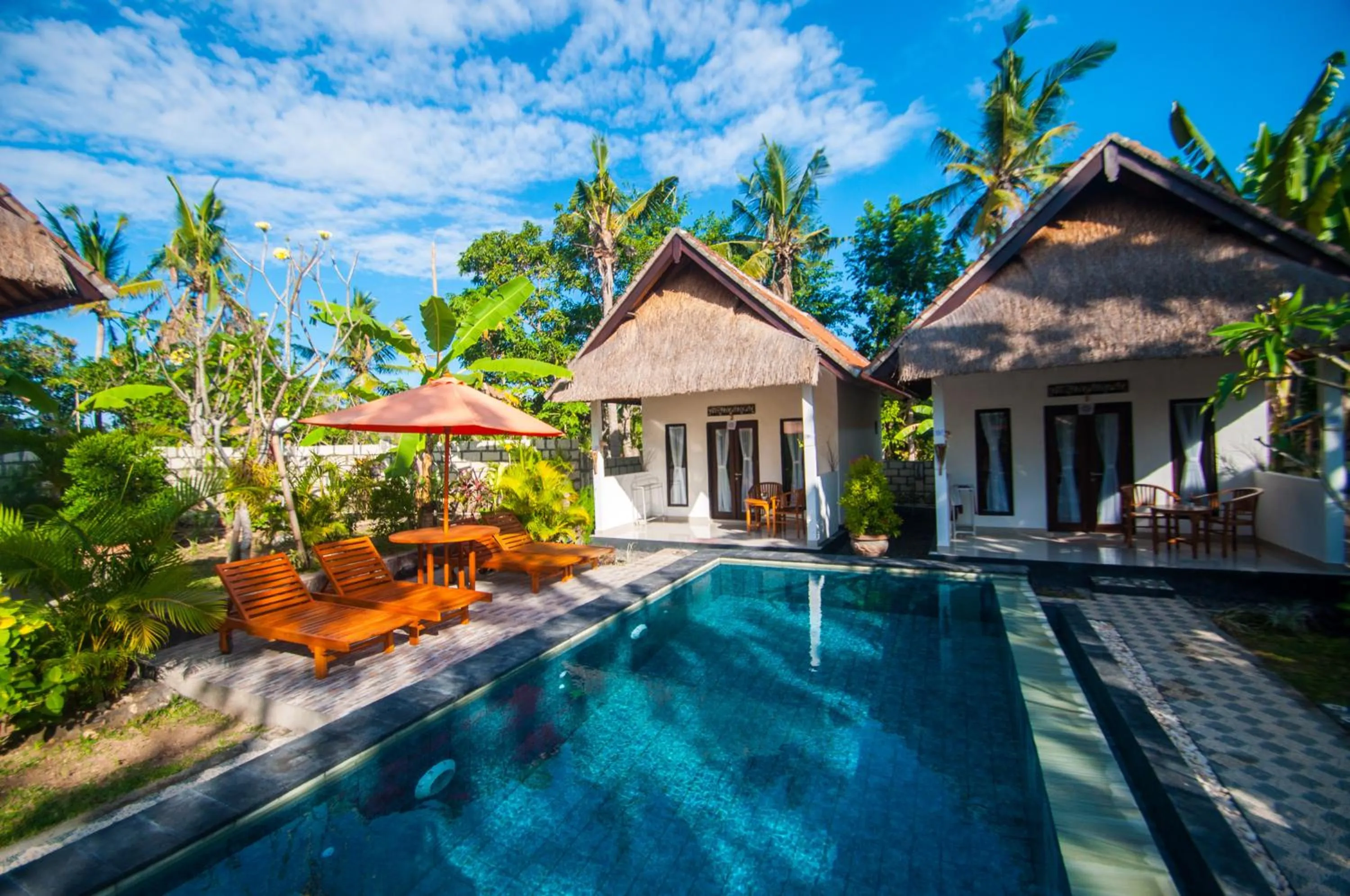 Swimming pool in Japa Bungalow