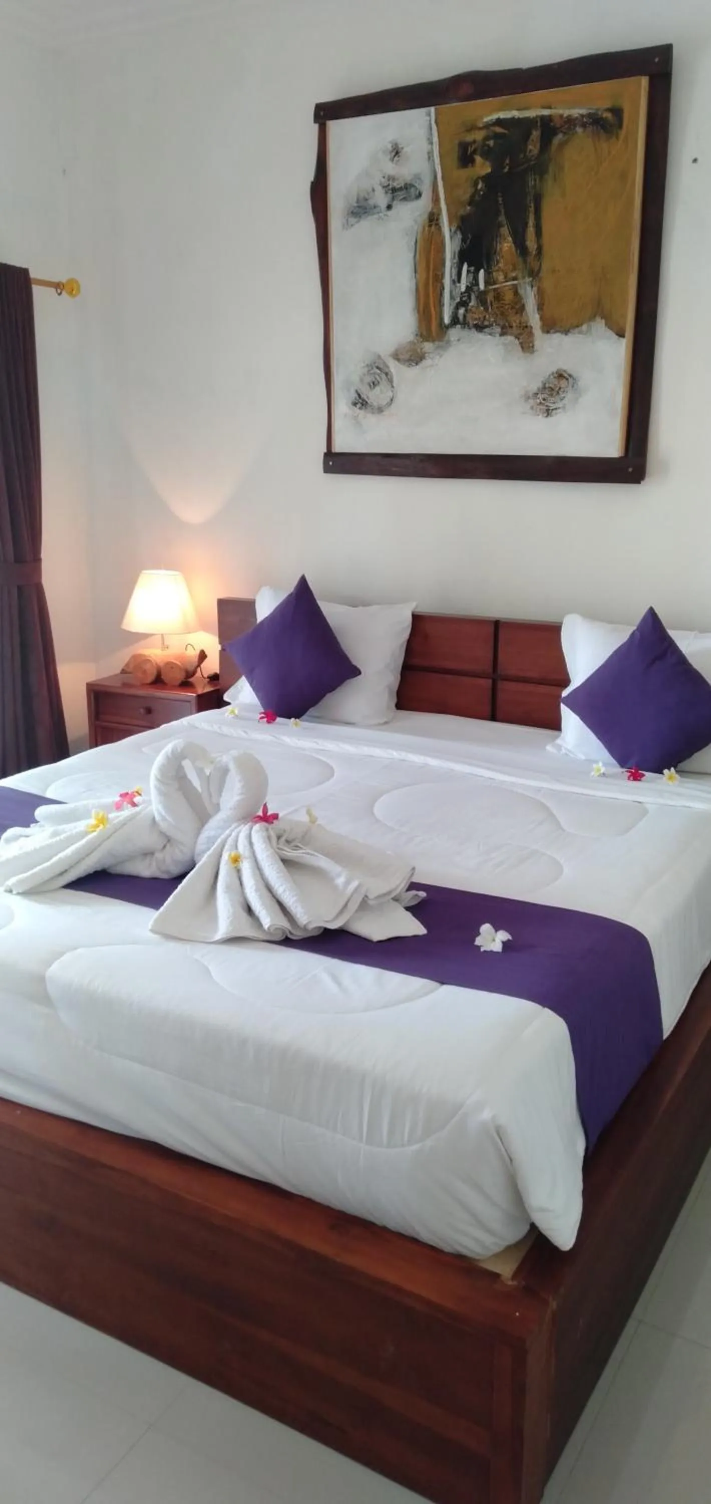 Bed in Japa Bungalow