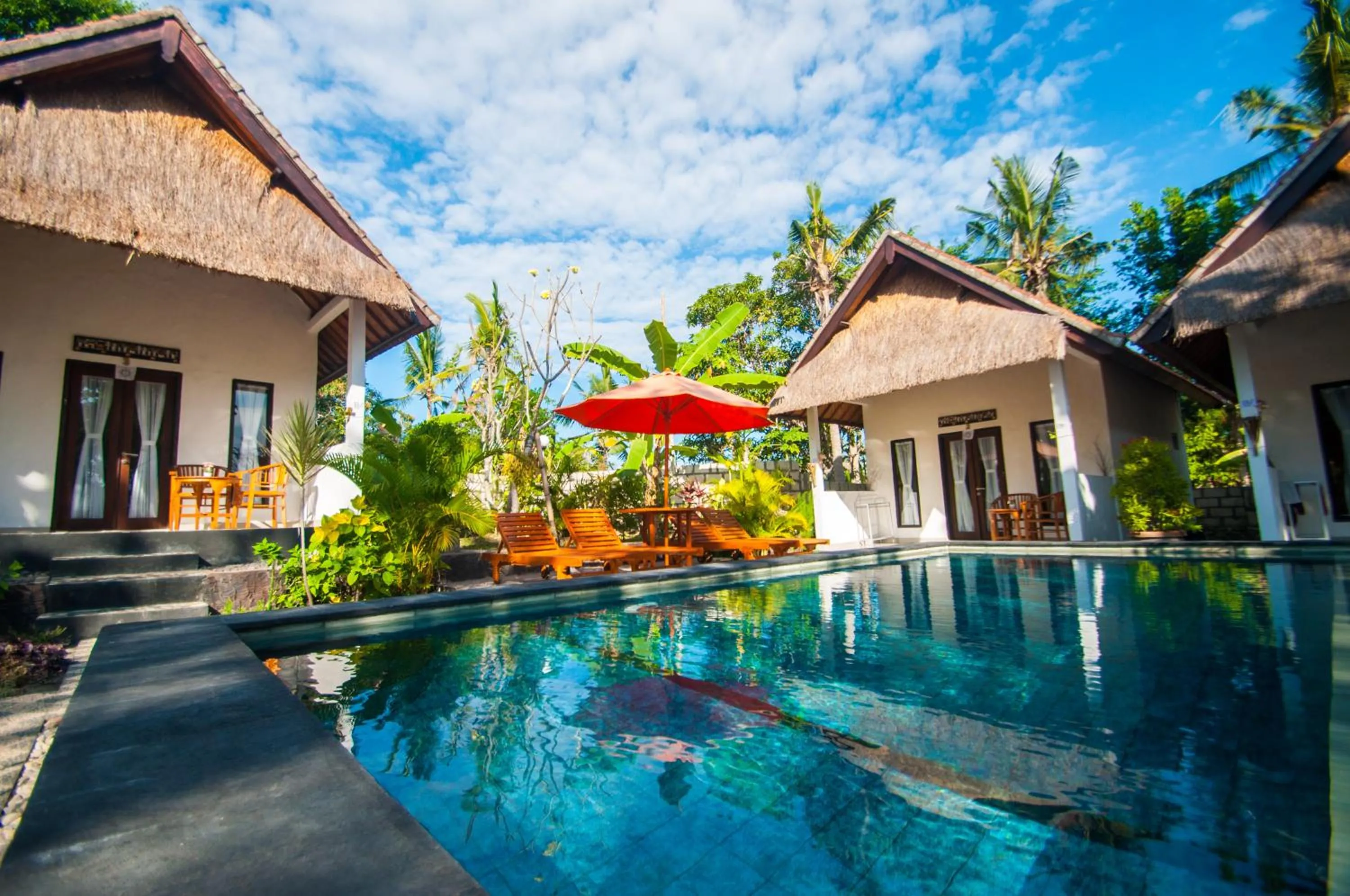 Swimming pool in Japa Bungalow
