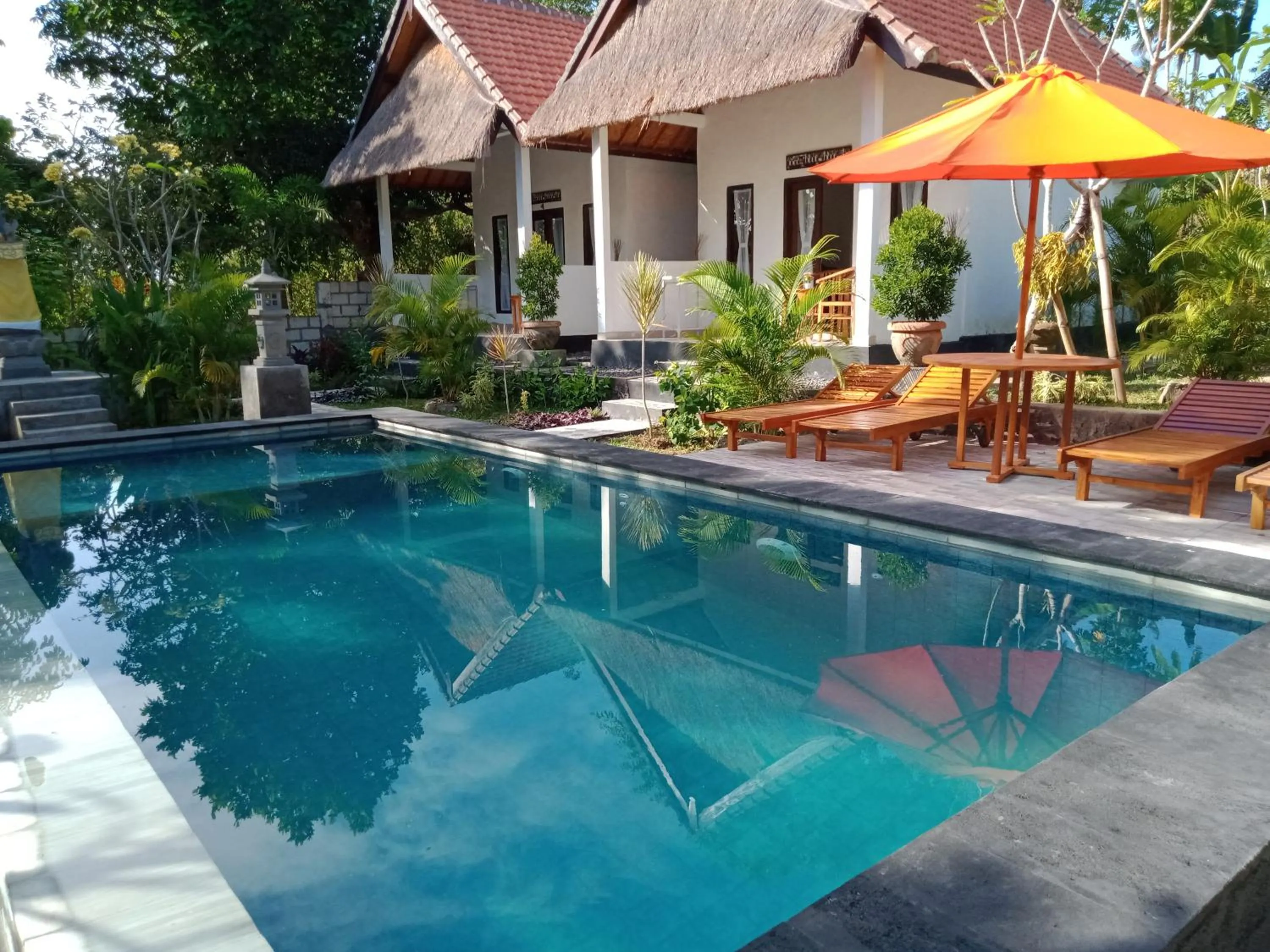 Swimming pool in Japa Bungalow
