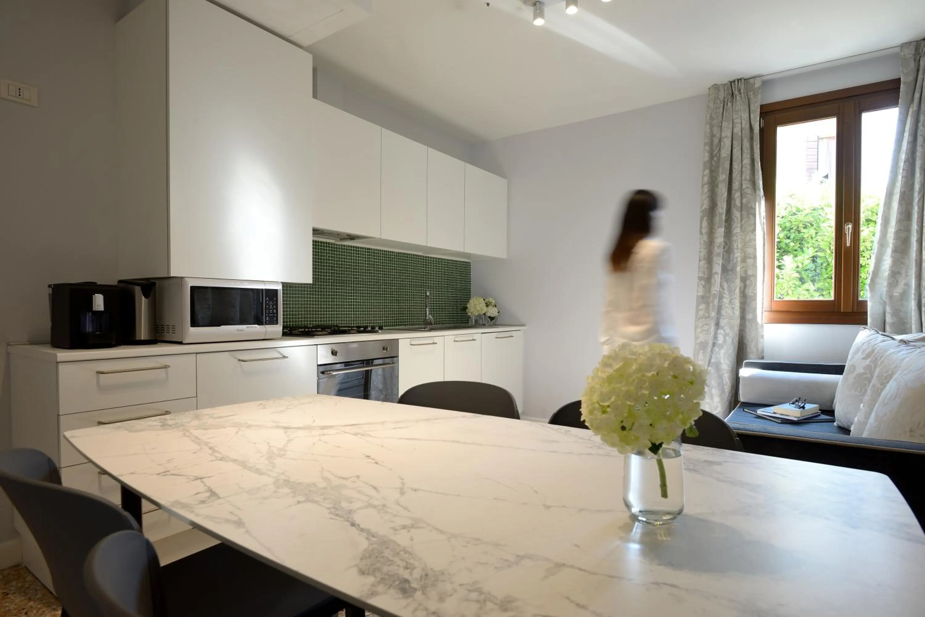 Kitchen or kitchenette in Residence La Fenice