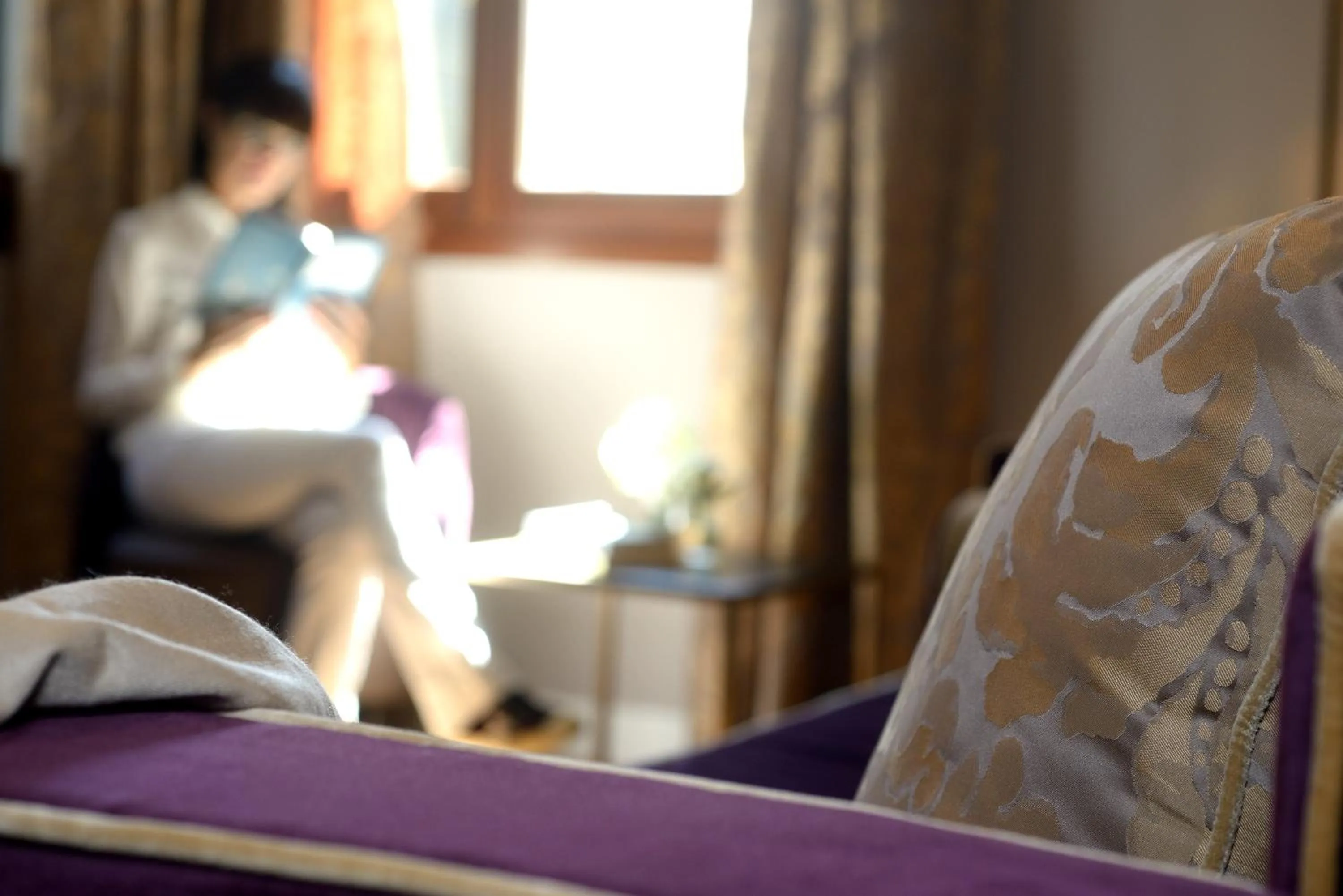 Living room, Bed in Residence La Fenice