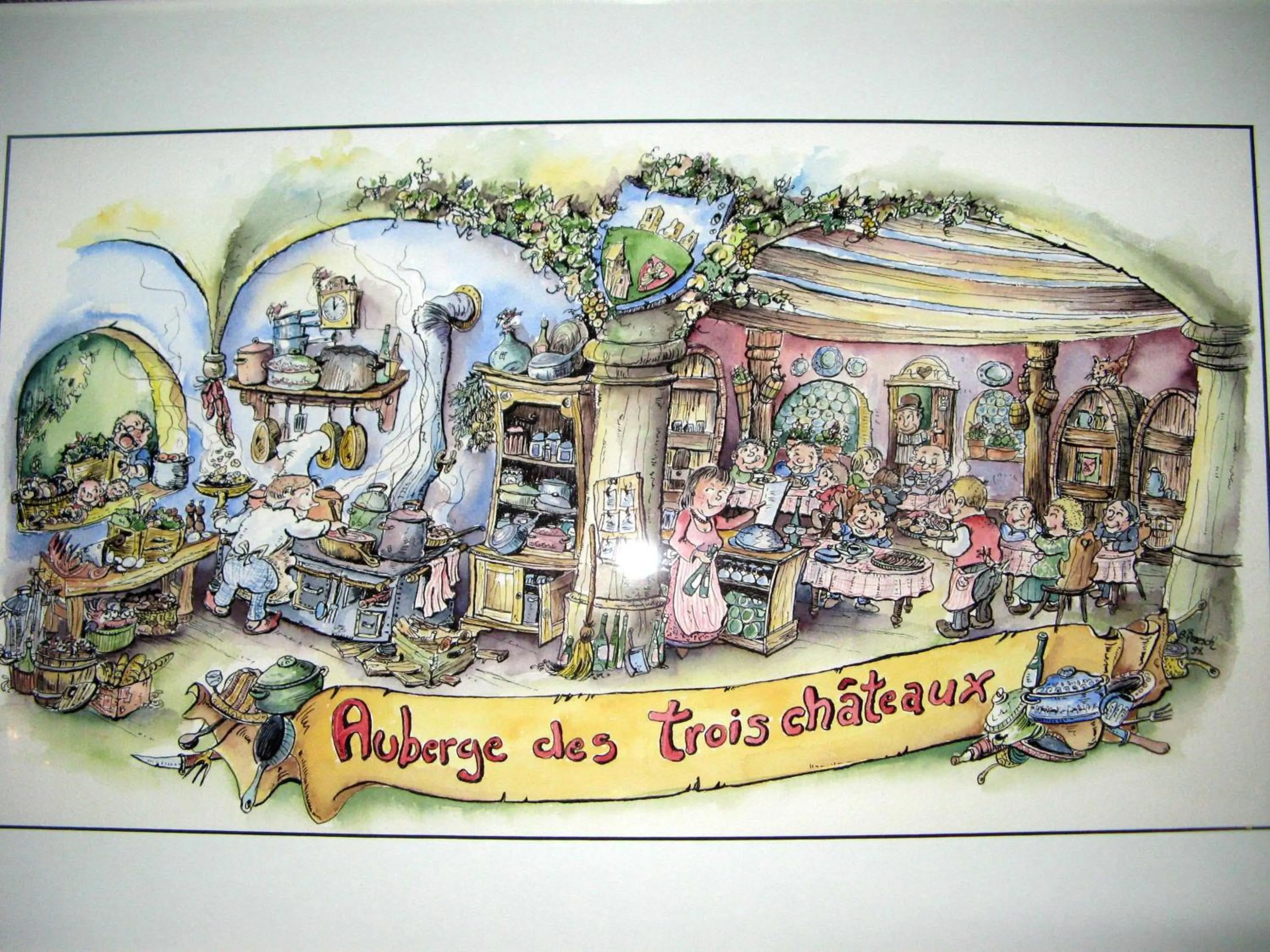 Property logo or sign in Auberge des Trois Châteaux