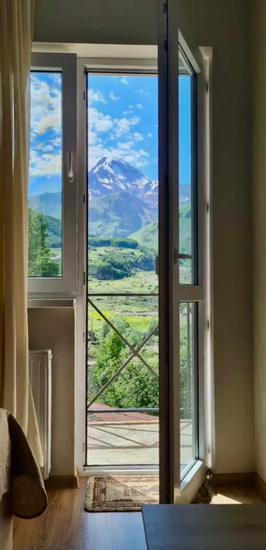 Garden view in Kazbegi Inn