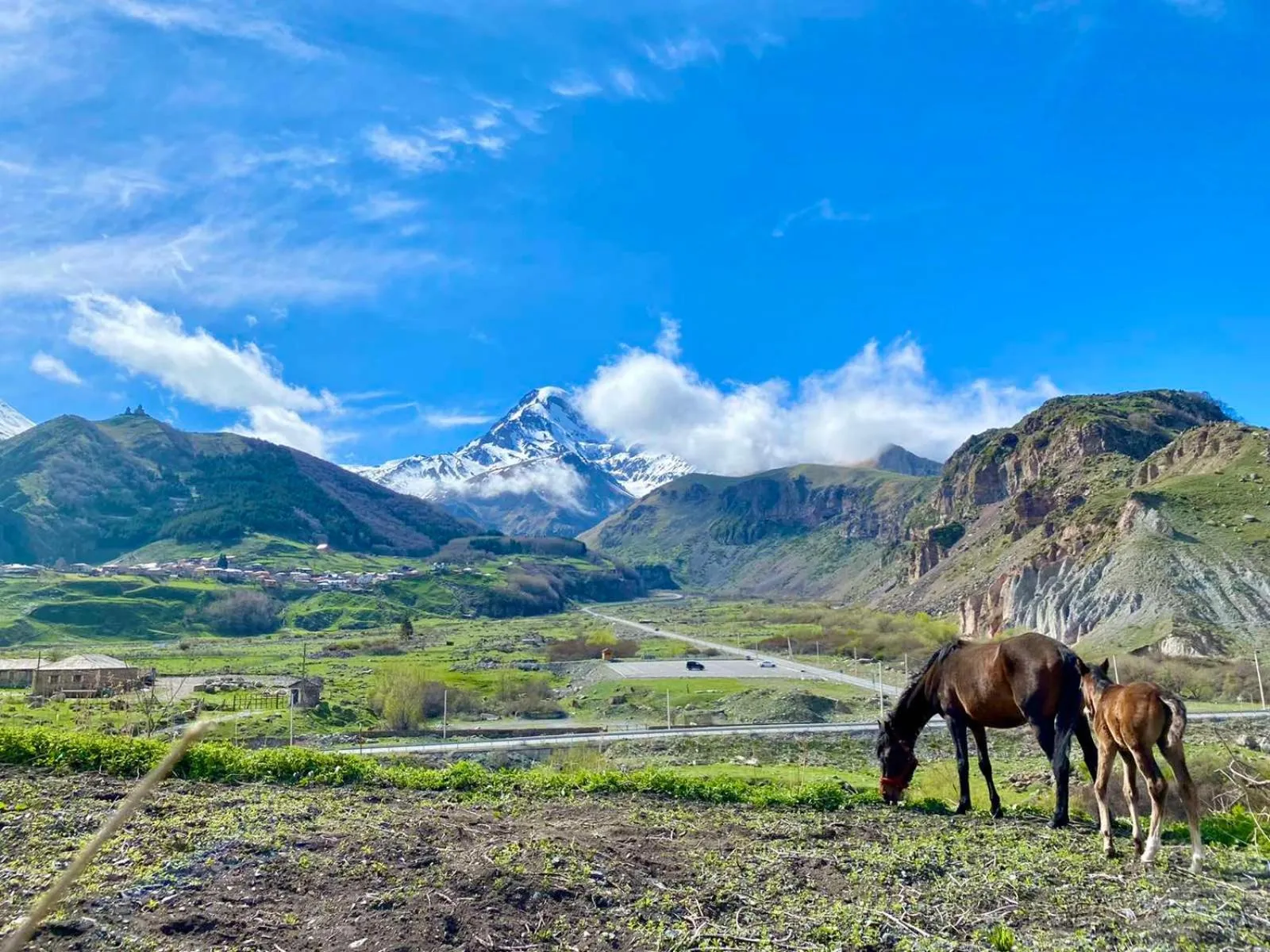 Natural landscape in Kazbegi Inn
