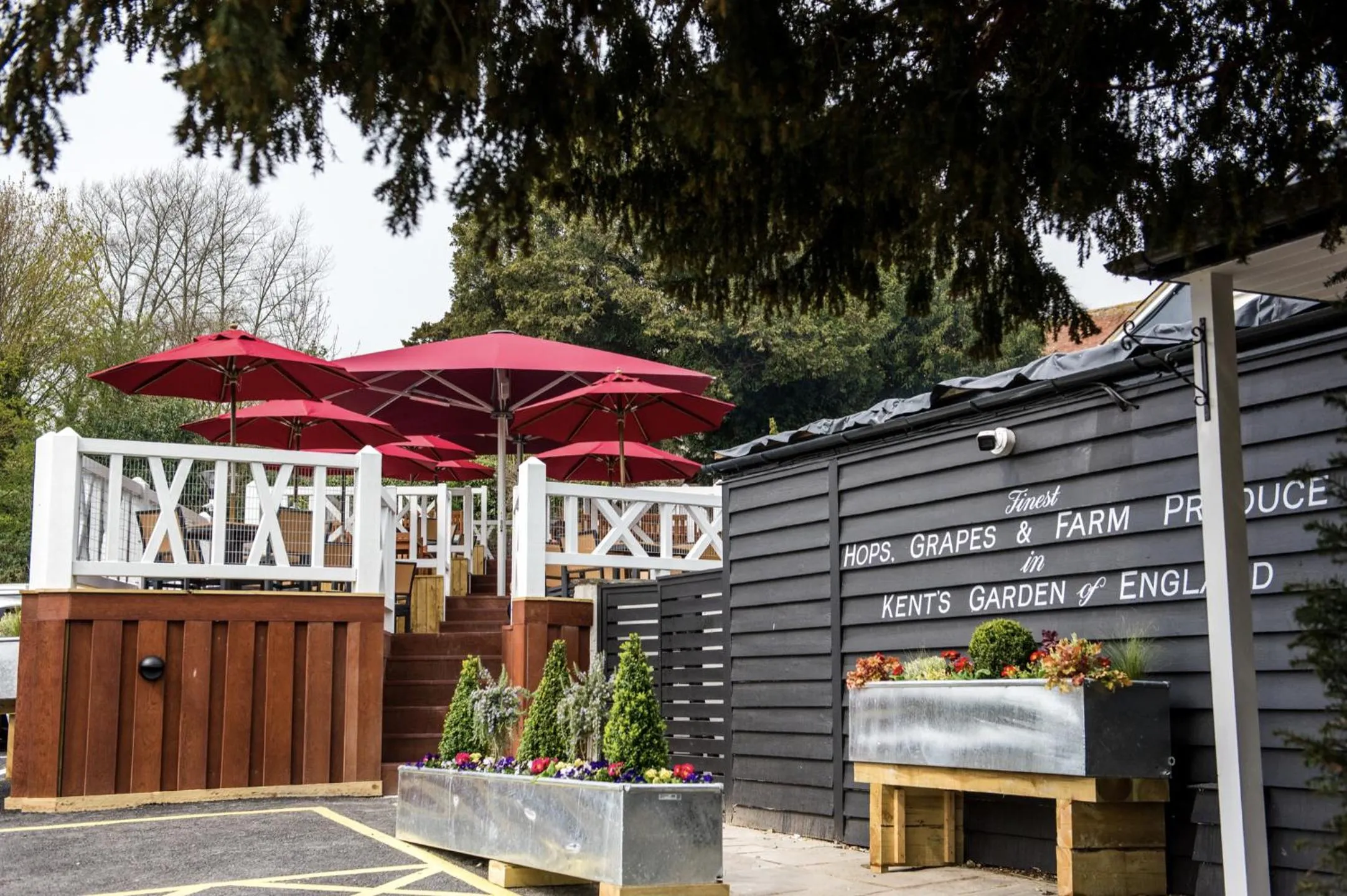 Patio in The Marquis of Granby