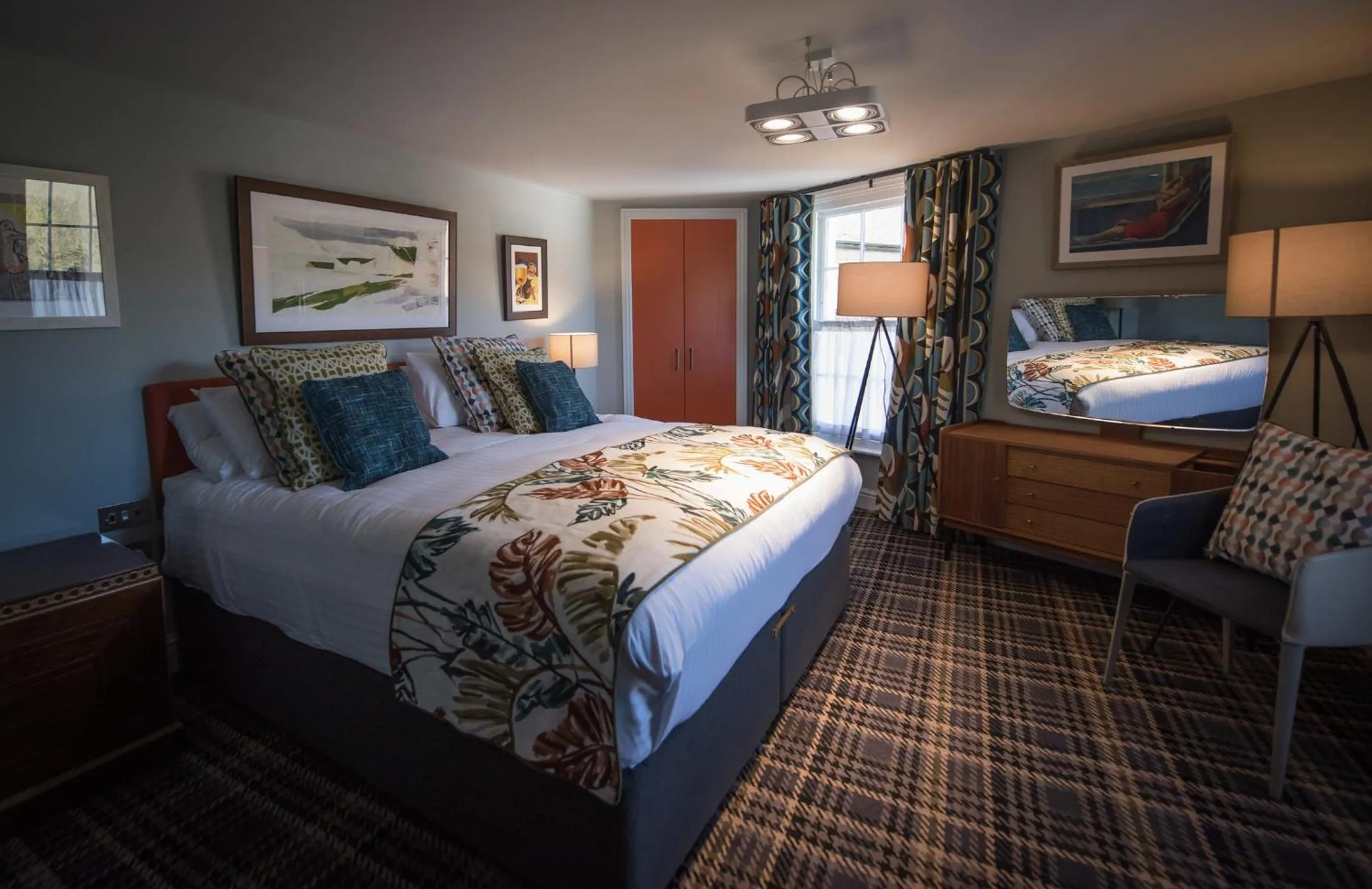 Seating area, Bed in The Marquis of Granby