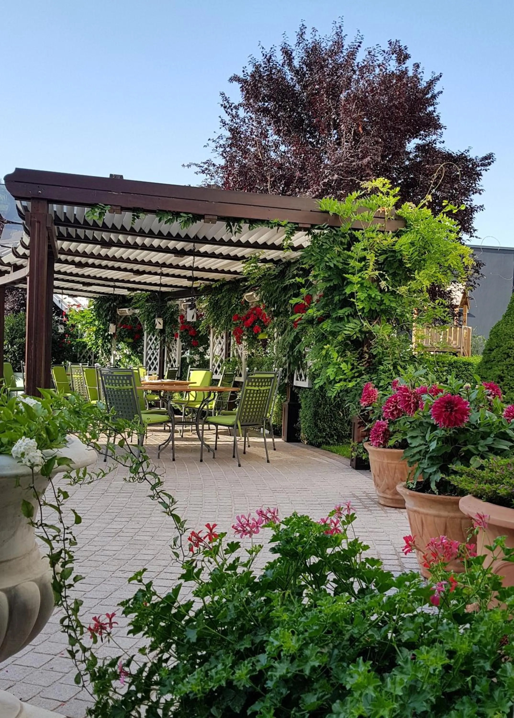 Garden in Hotel Sonnenhof