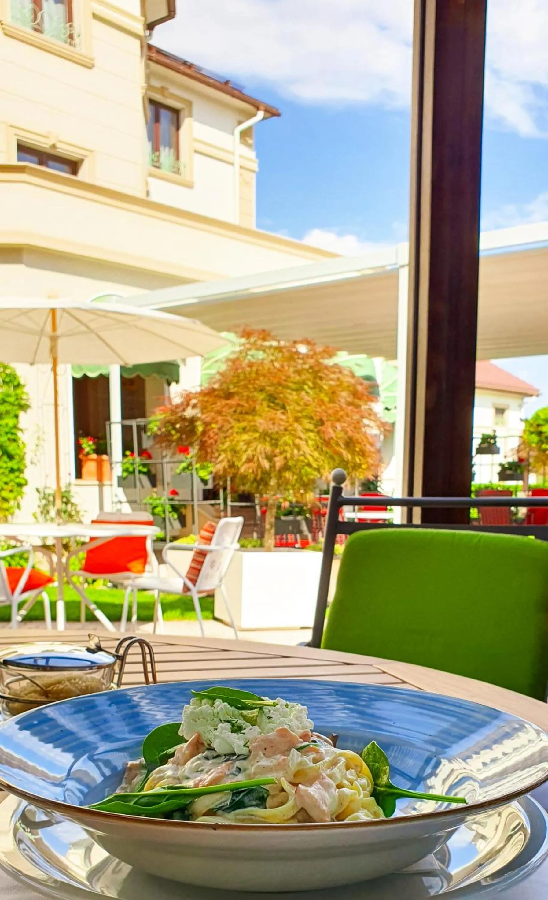 Garden in Hotel Sonnenhof