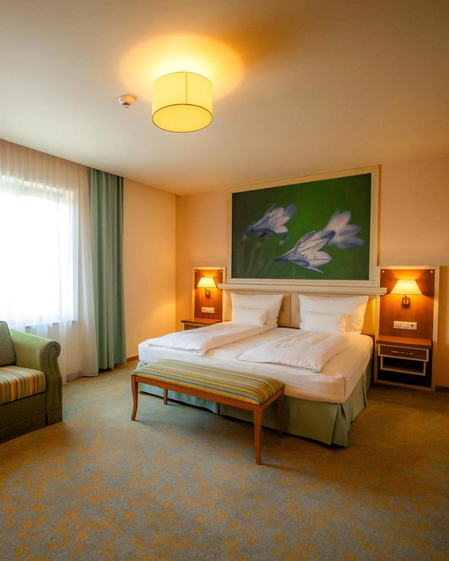 Bed in Hotel Sonnenhof