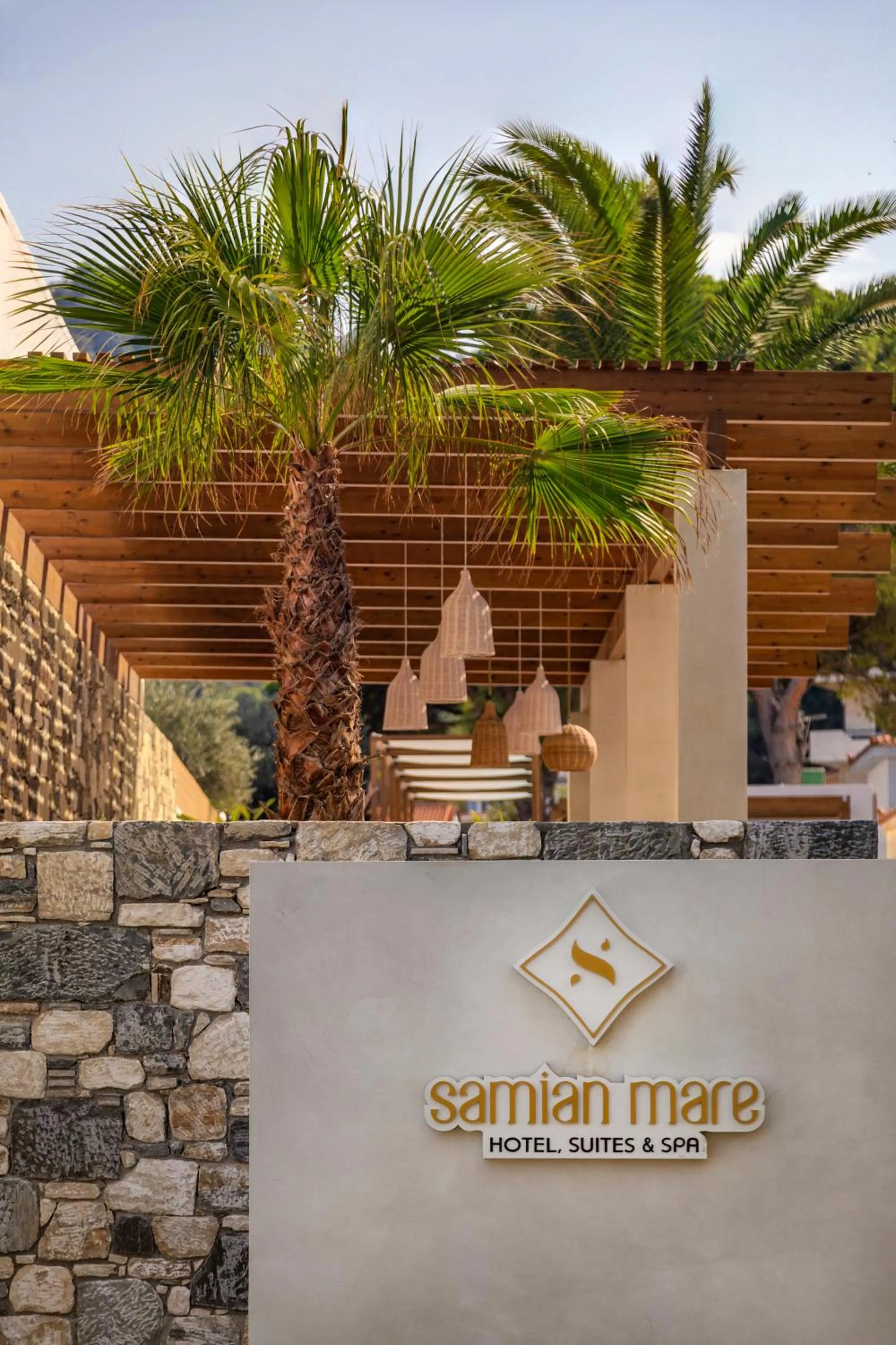 Decorative detail in Samian Mare Hotel, Suites & Spa