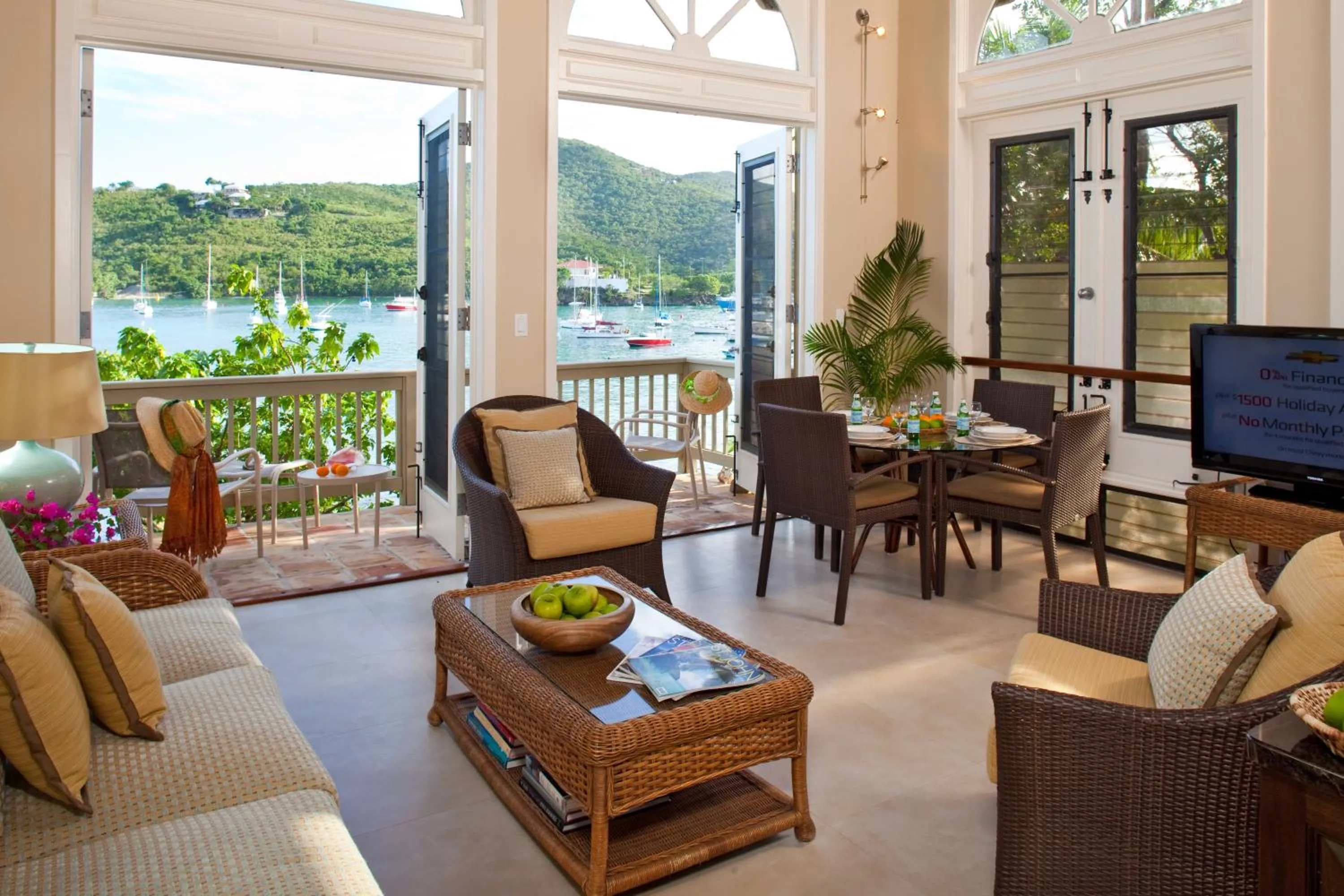 Living room in Gallows Point Resort