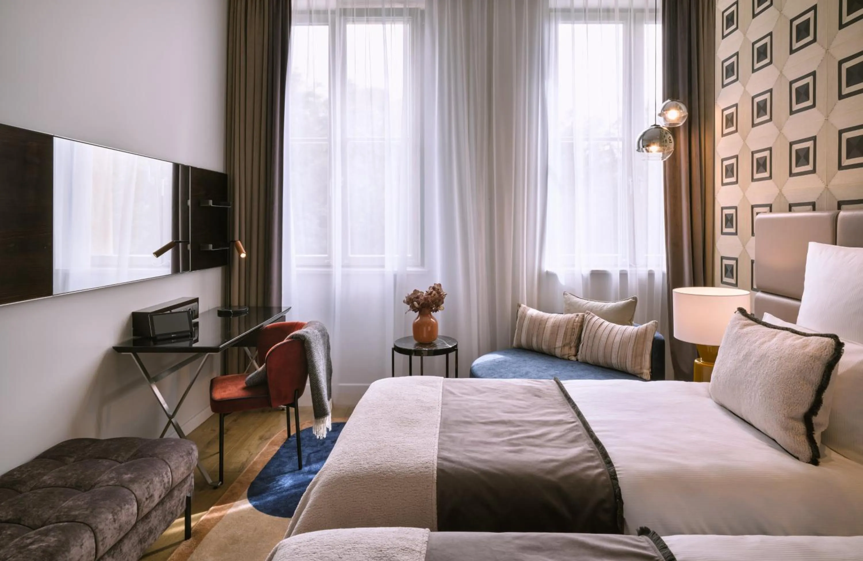 Bedroom, Bed in The Posthouse Berlin Potsdamer Platz- Leonardo Limited Edition