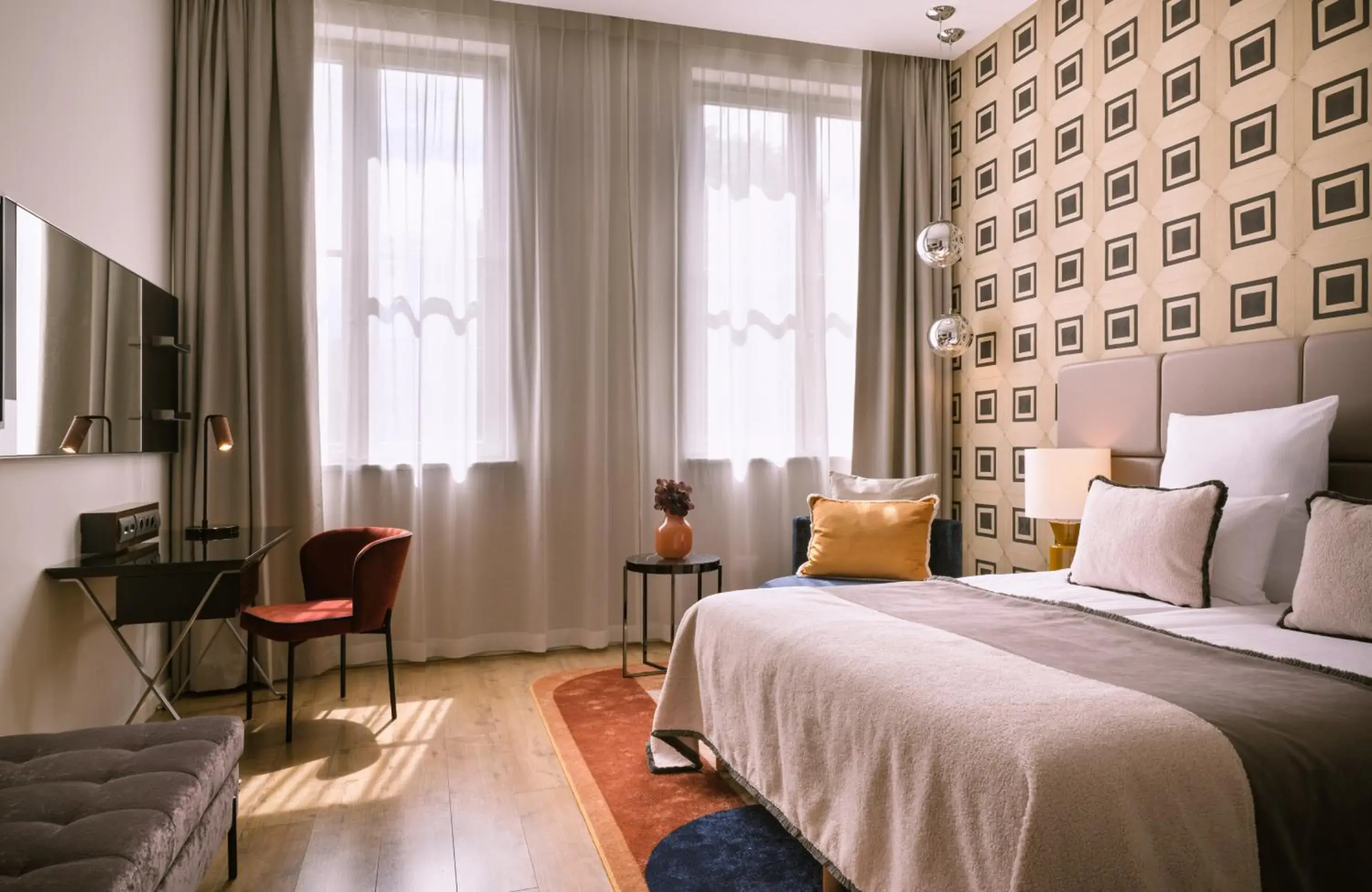 Photo of the whole room, Bed in The Posthouse Berlin Potsdamer Platz- Leonardo Limited Edition Photo of the whole room, Bed in The Posthouse Berlin Potsdamer Platz- Leonardo Limited Edition