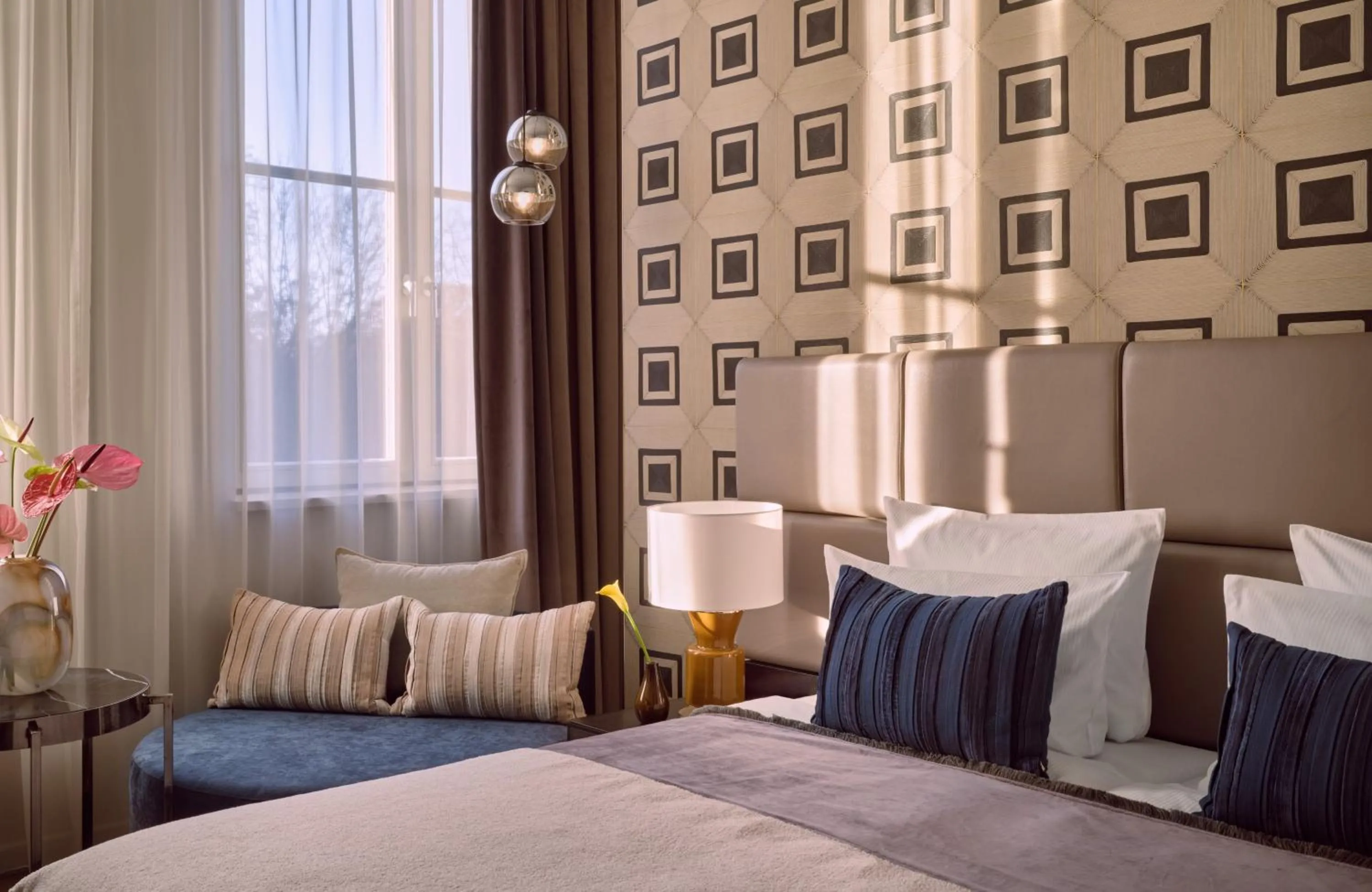 Bedroom, Bed in The Posthouse Berlin Potsdamer Platz- Leonardo Limited Edition