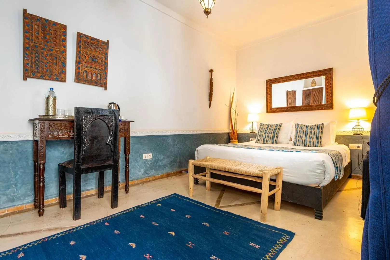Bed in Riad L'orange Bleue