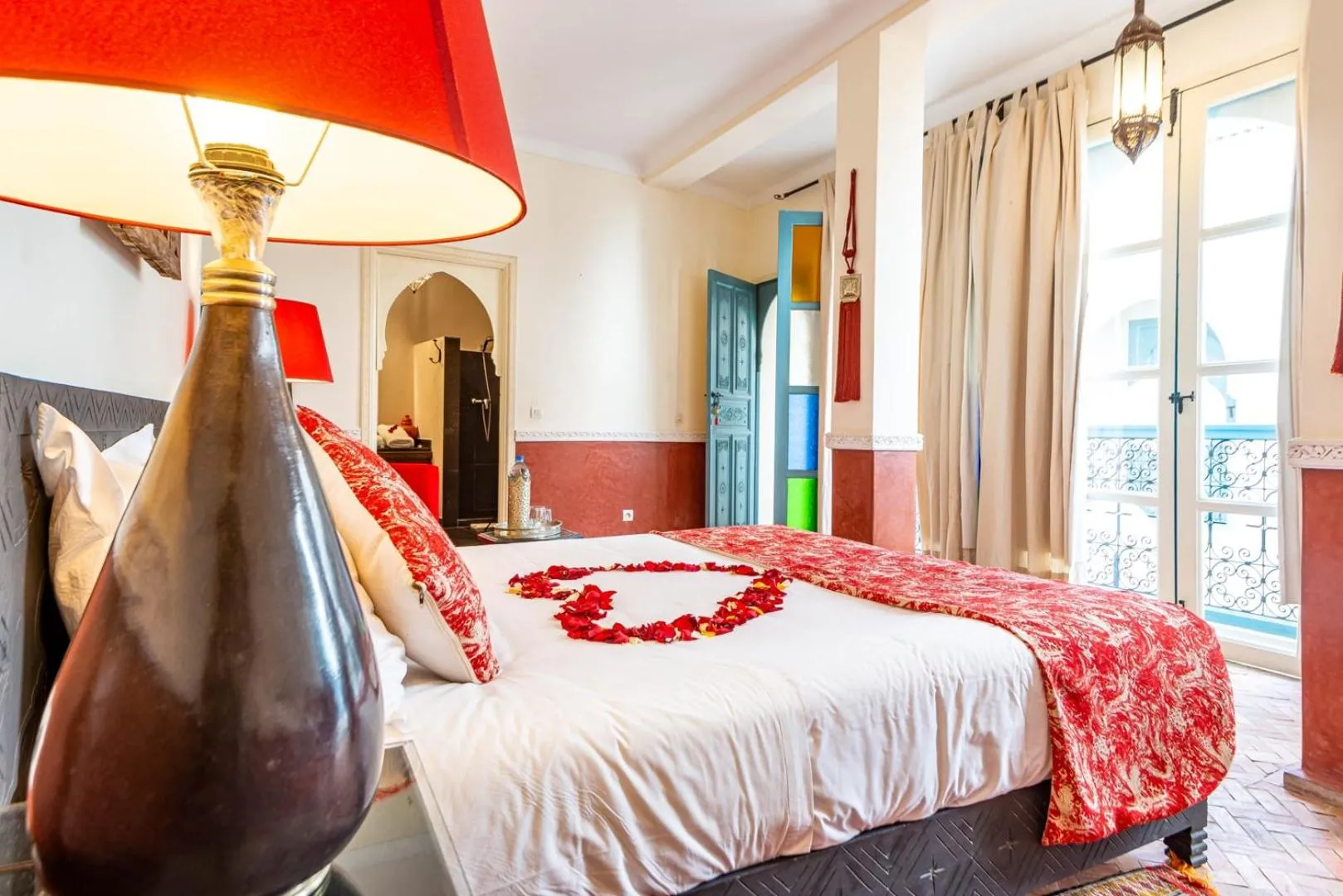 Bed in Riad L'orange Bleue