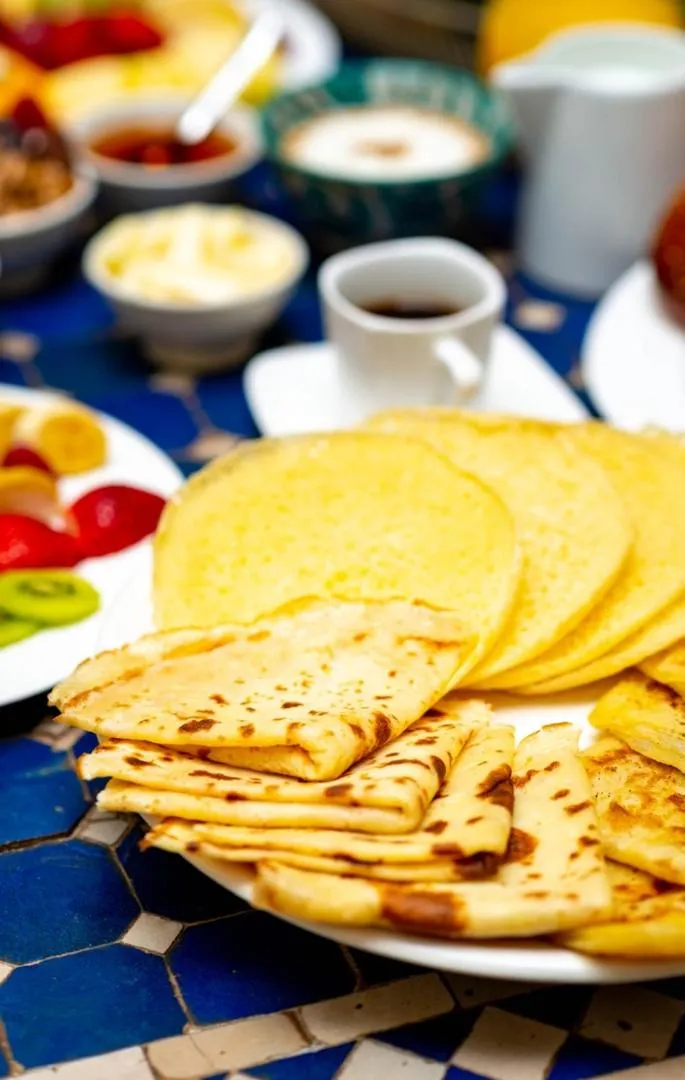 Food and drinks in Riad L'orange Bleue