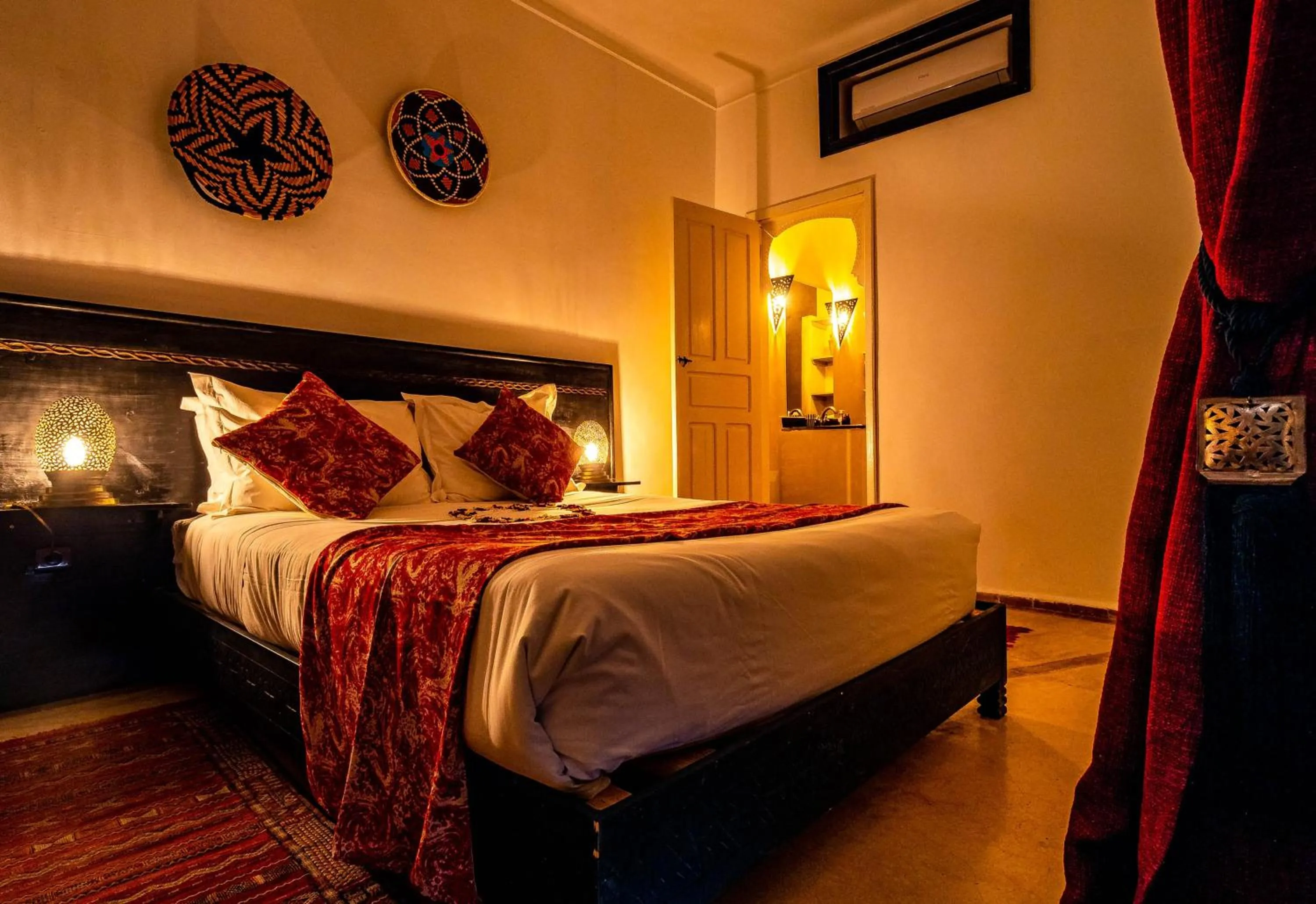 Bed in Riad L'orange Bleue