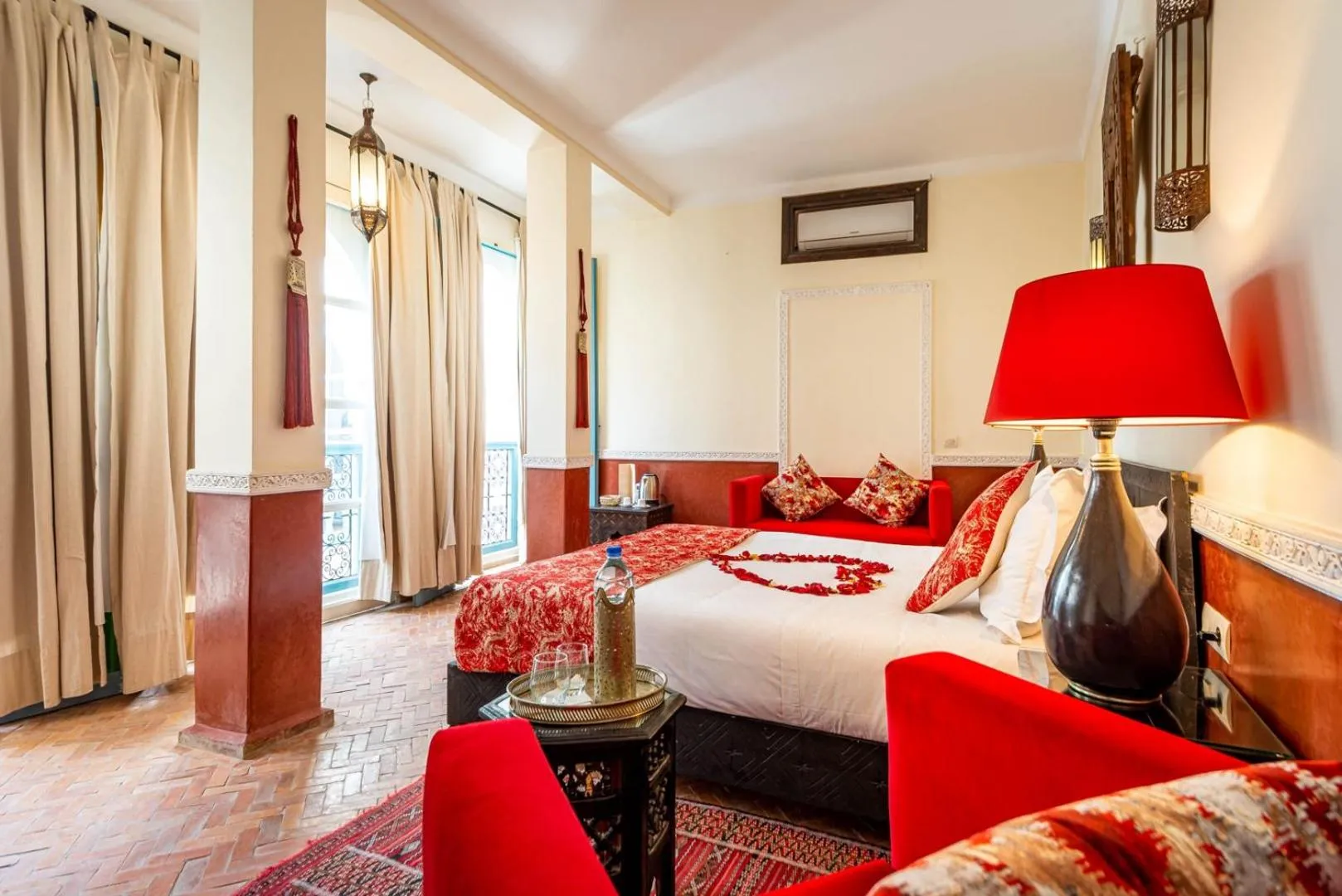 Bed in Riad L'orange Bleue