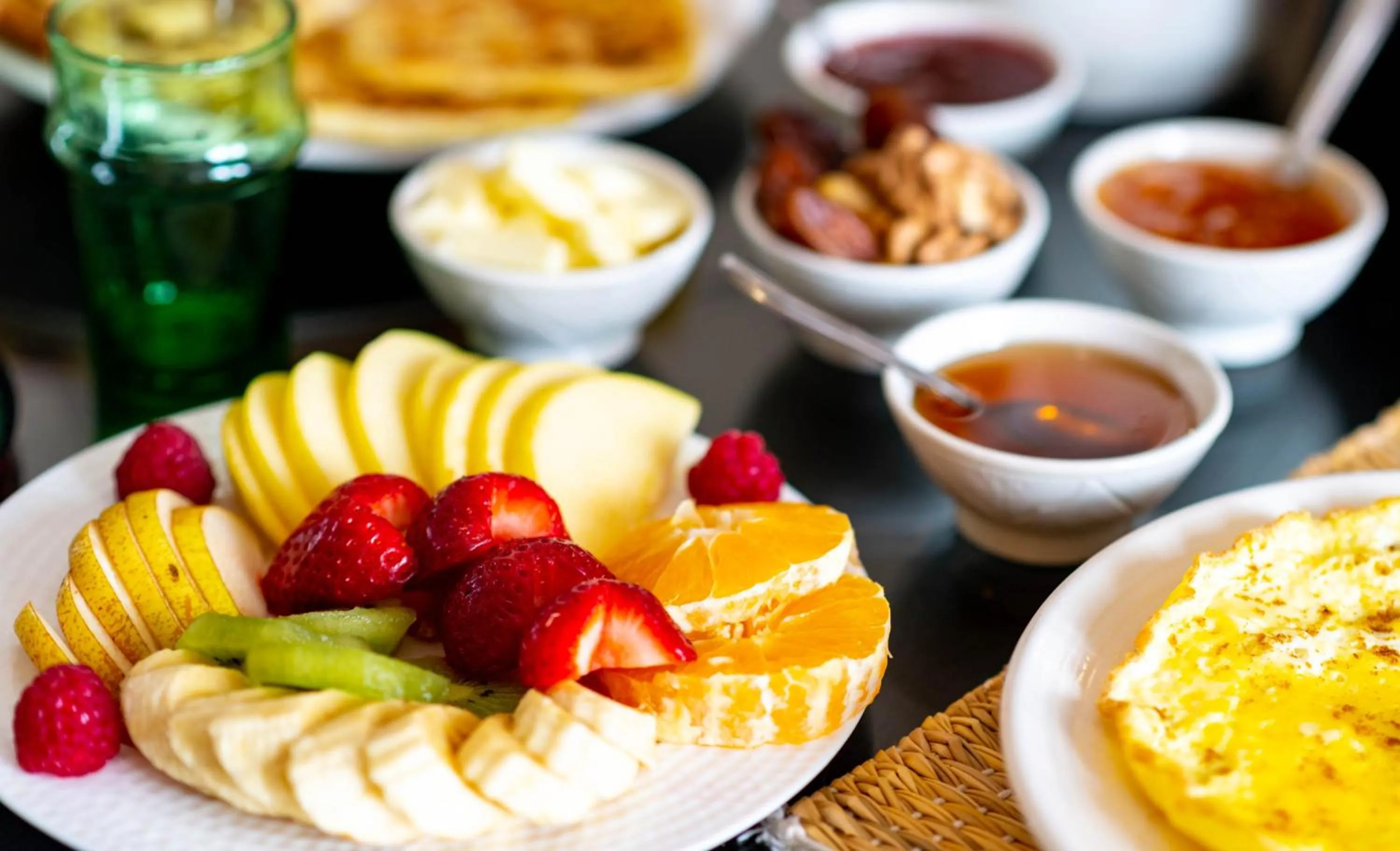 Food and drinks in Riad L'orange Bleue