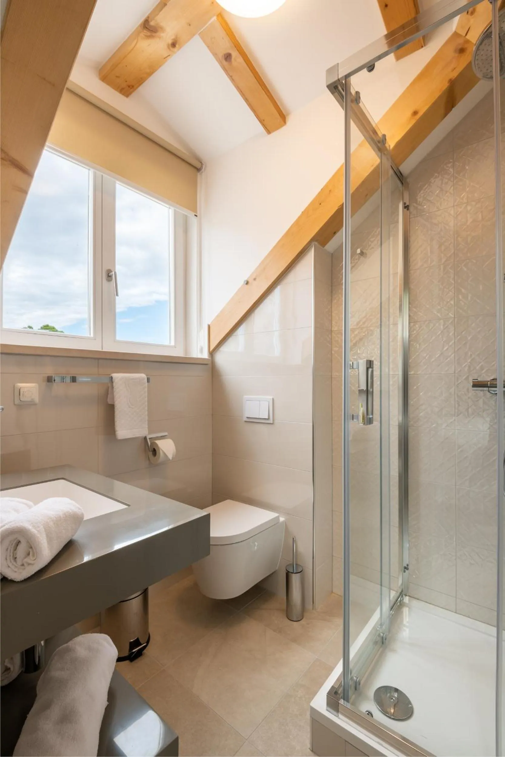 Shower in Boutique B&B Villa Faggioni