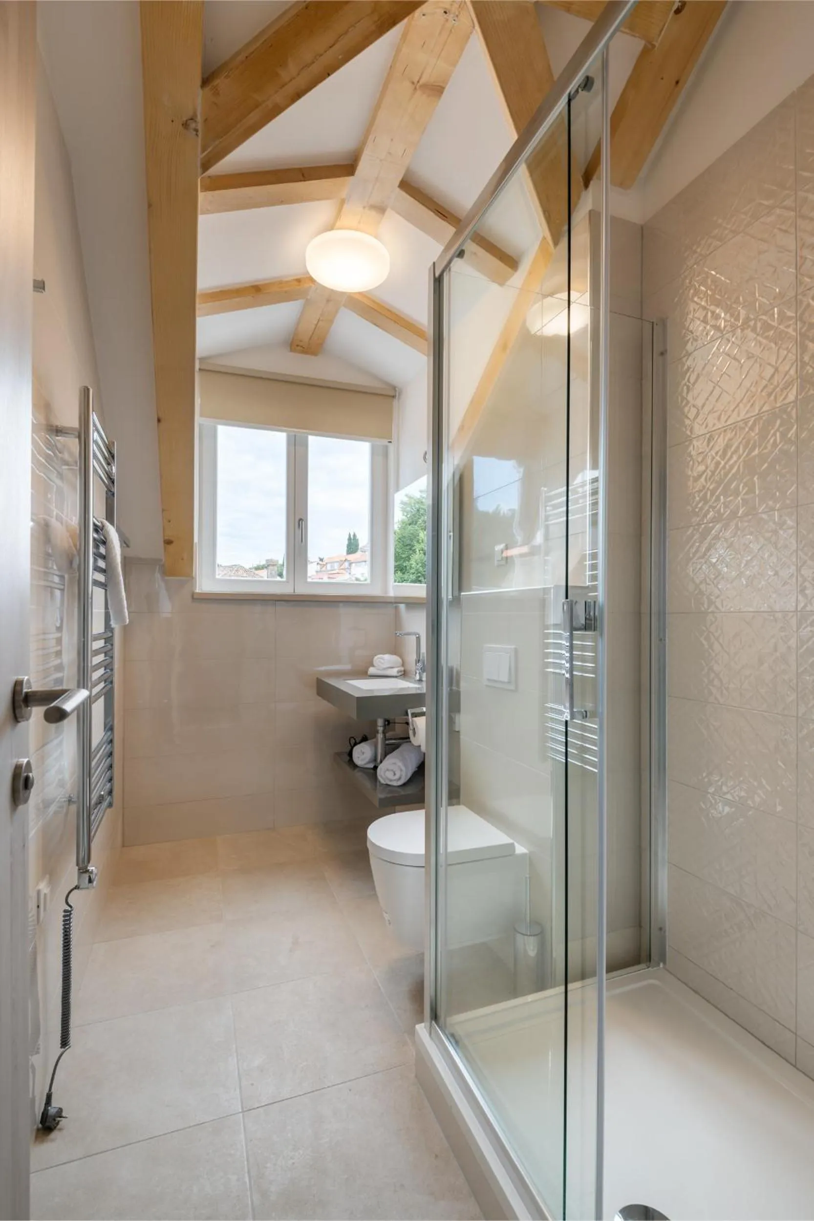 Shower in Boutique B&B Villa Faggioni