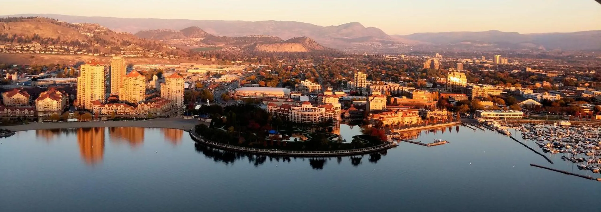Bird's eye view in HI Kelowna Hostel