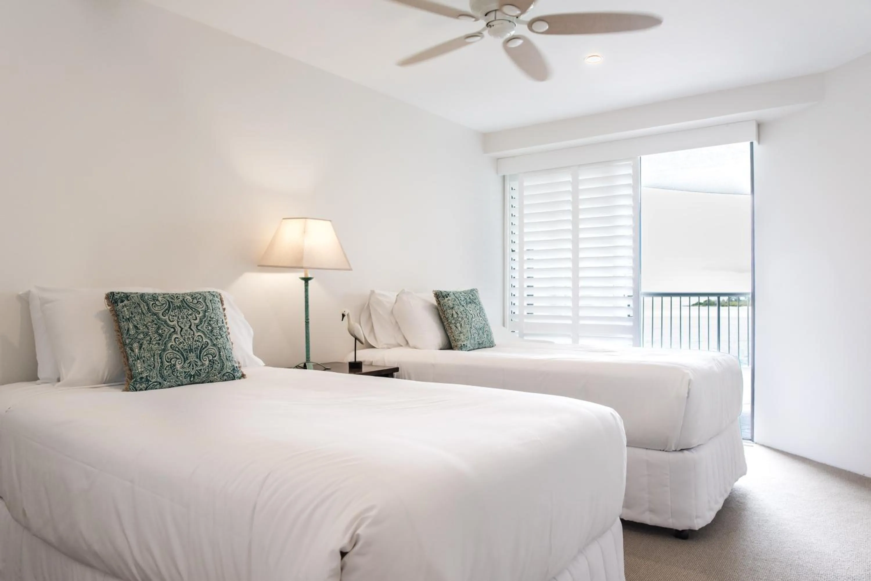 Bed in Noosa Pacific Resort