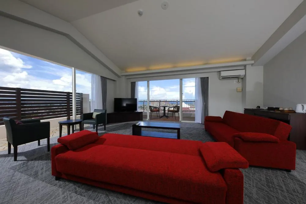 Communal lounge/ TV room in Terrace Garden Mihama Resort by Coldio Premium