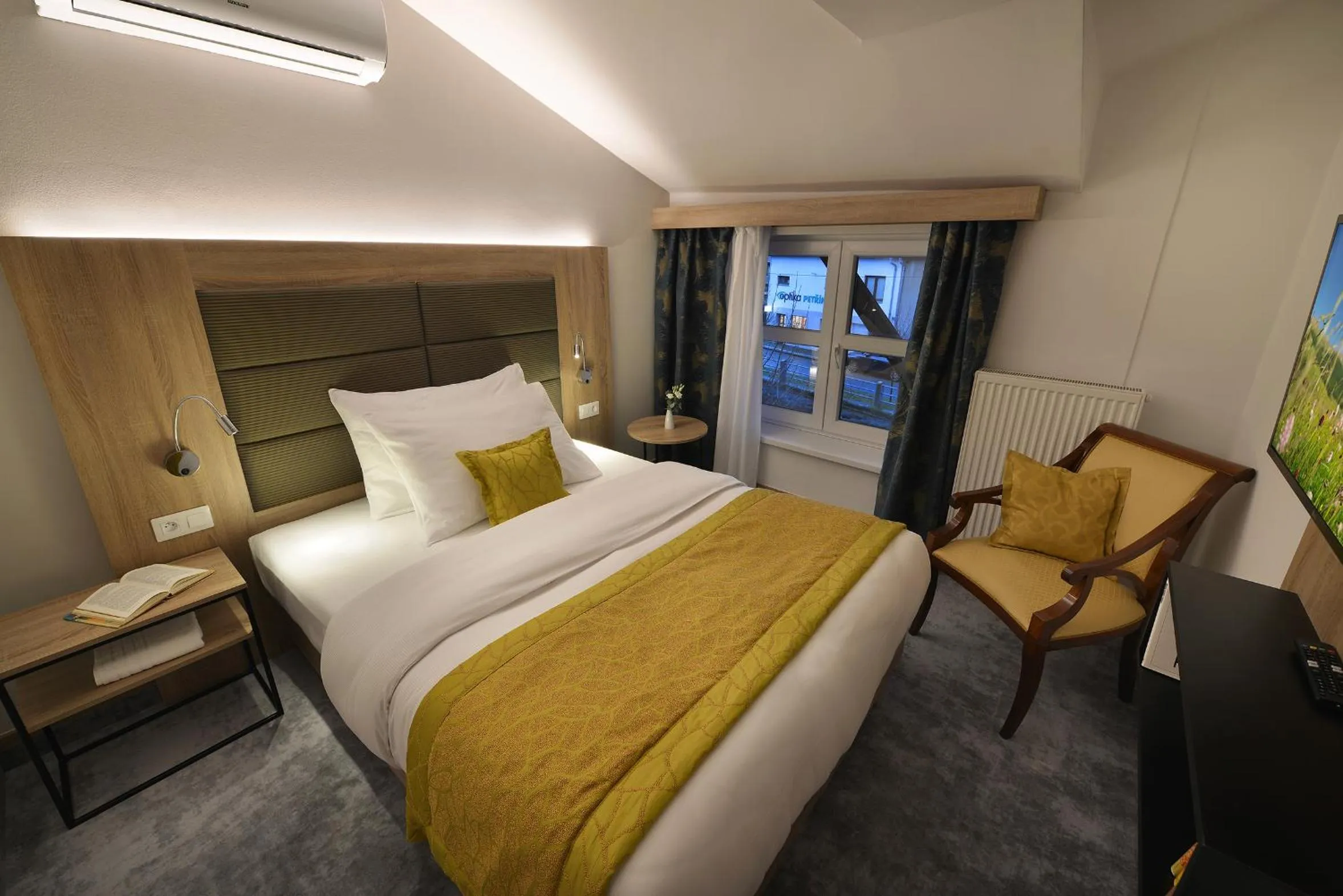 Bedroom, Bed in Vysocina Design Apartments