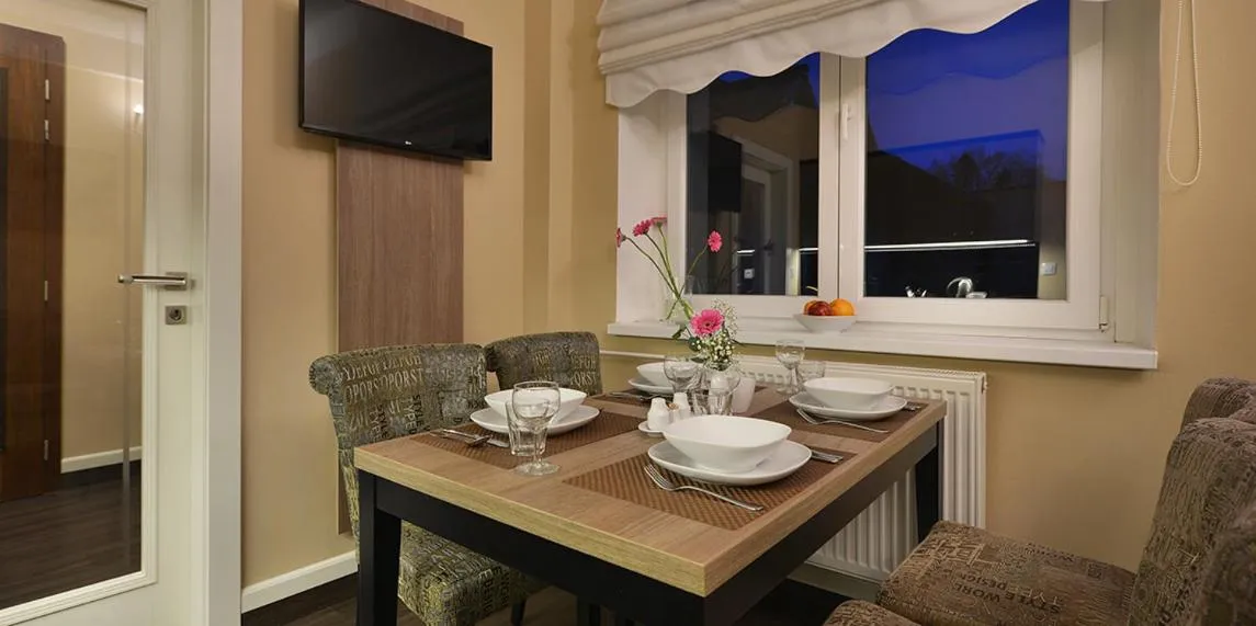 Kitchen or kitchenette in Vysocina Design Apartments