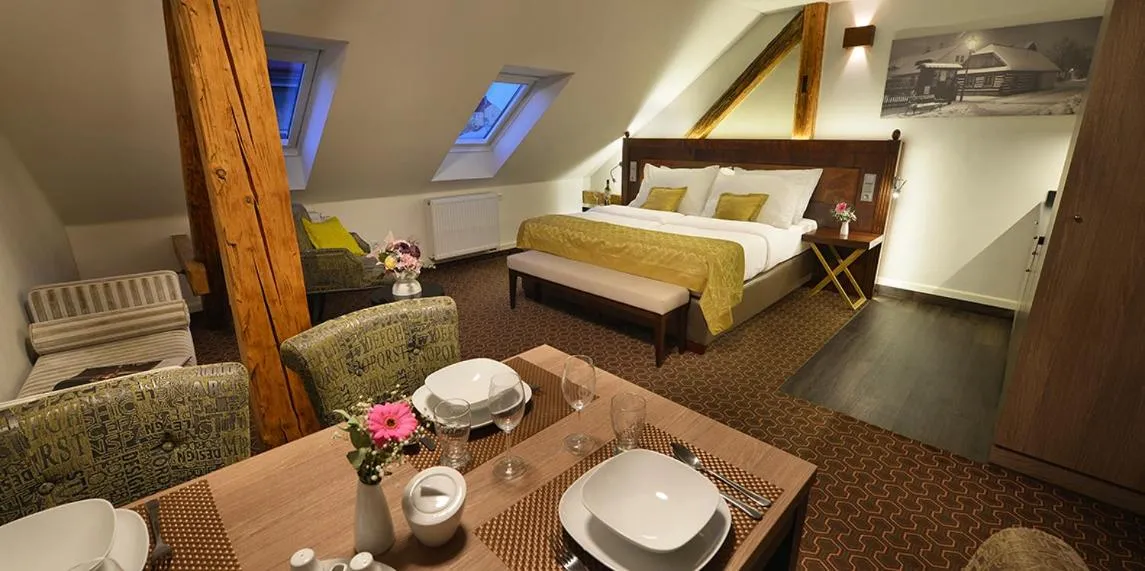 Bed in Vysocina Design Apartments