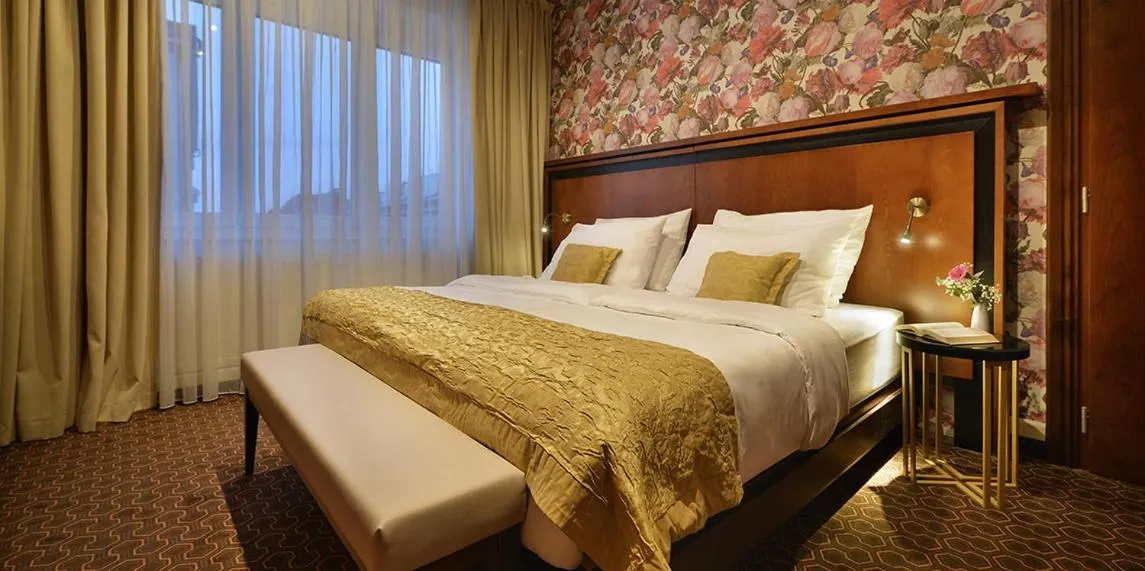 Bed in Vysocina Design Apartments