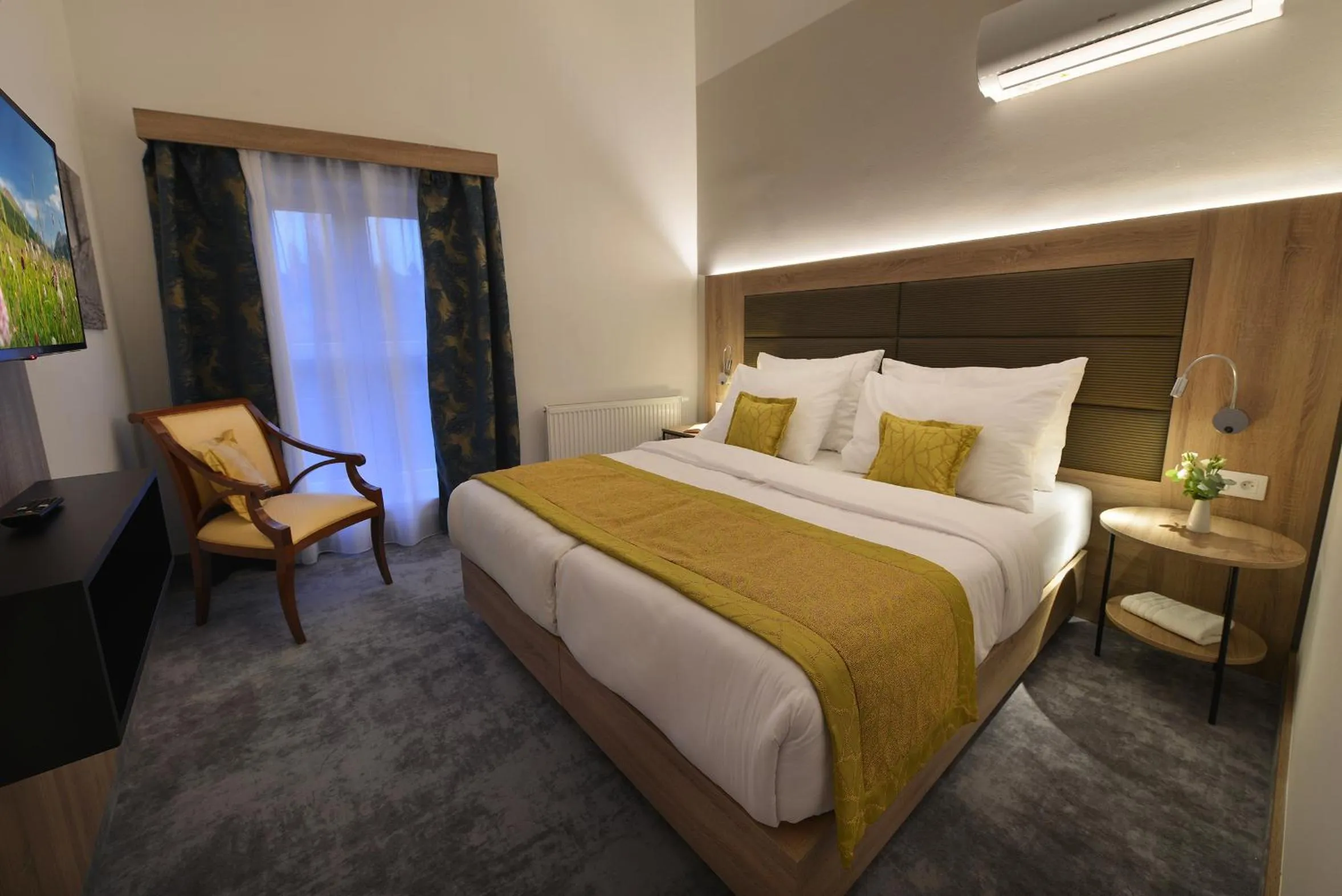 Bedroom, Bed in Vysocina Design Apartments