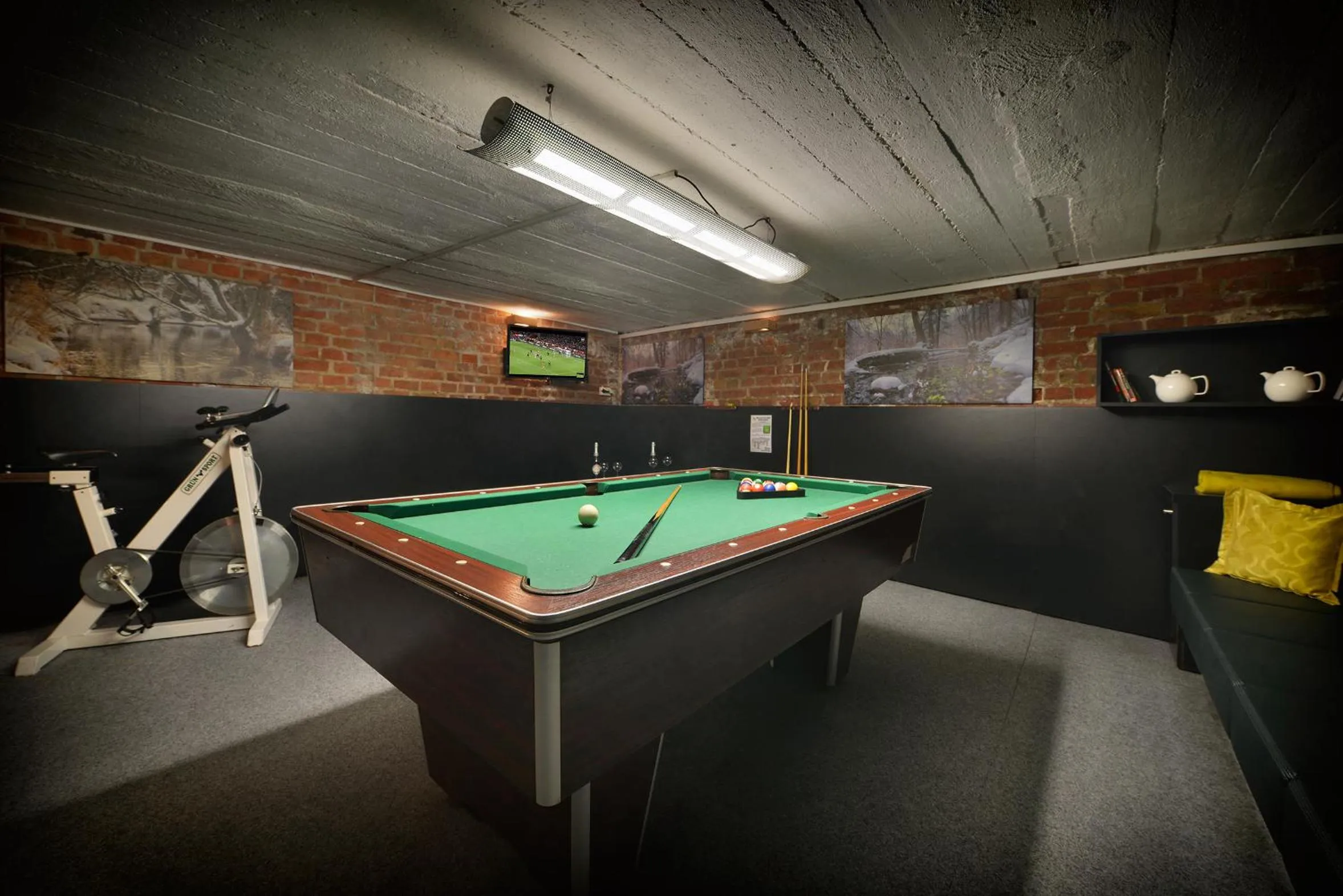 Game Room in Vysocina Design Apartments