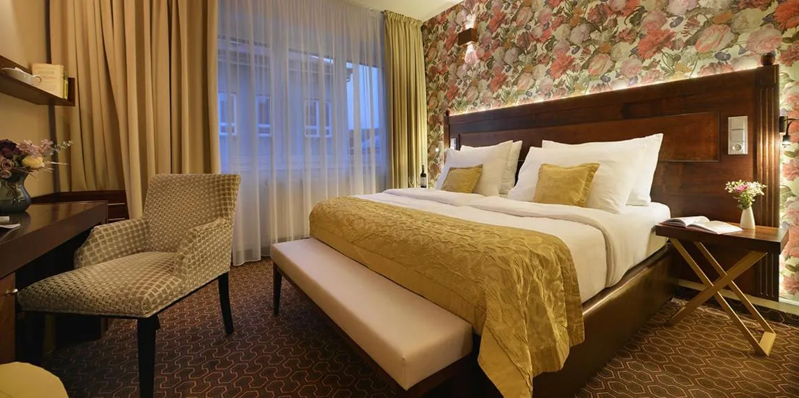 Bed in Vysocina Design Apartments