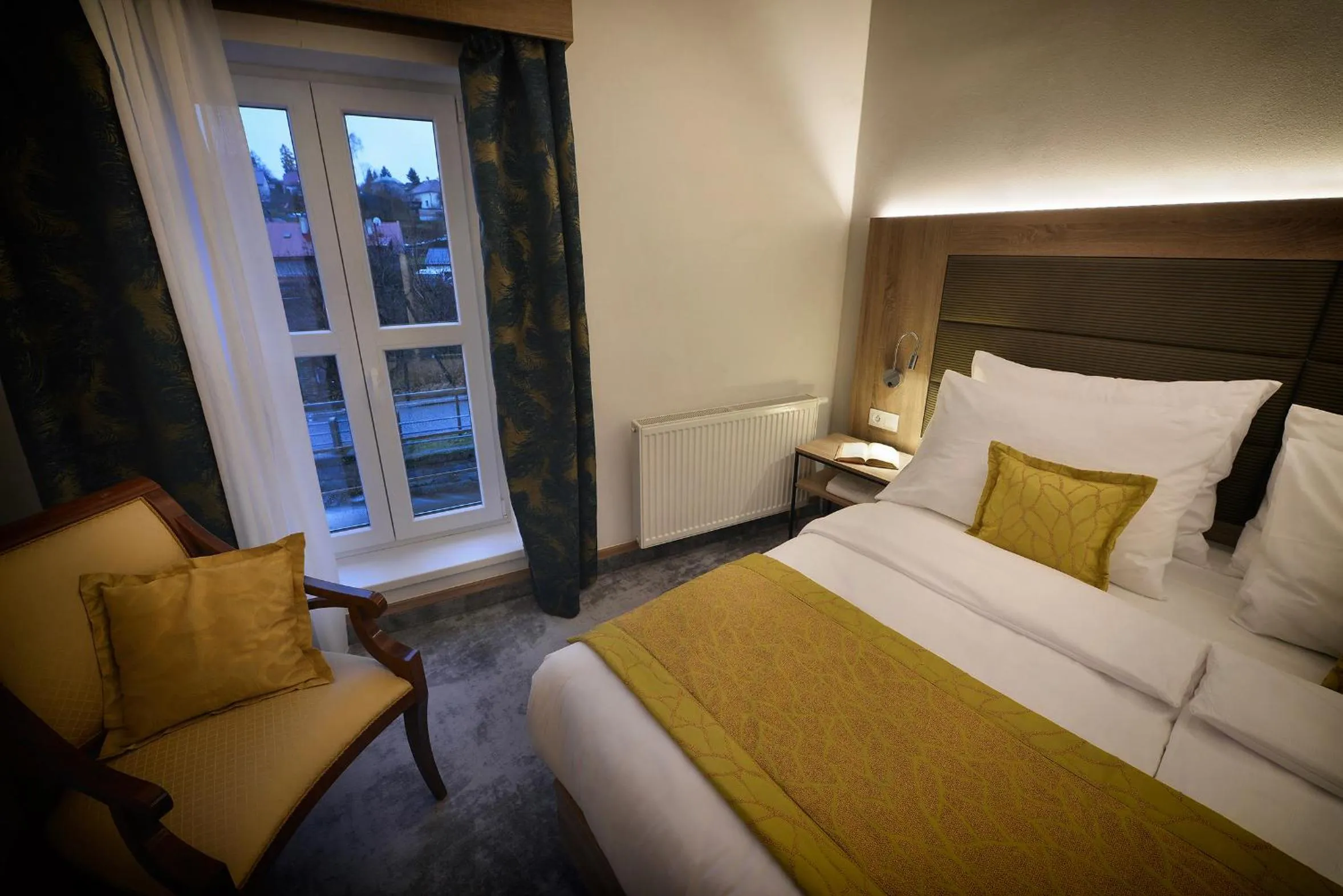 Bed in Vysocina Design Apartments