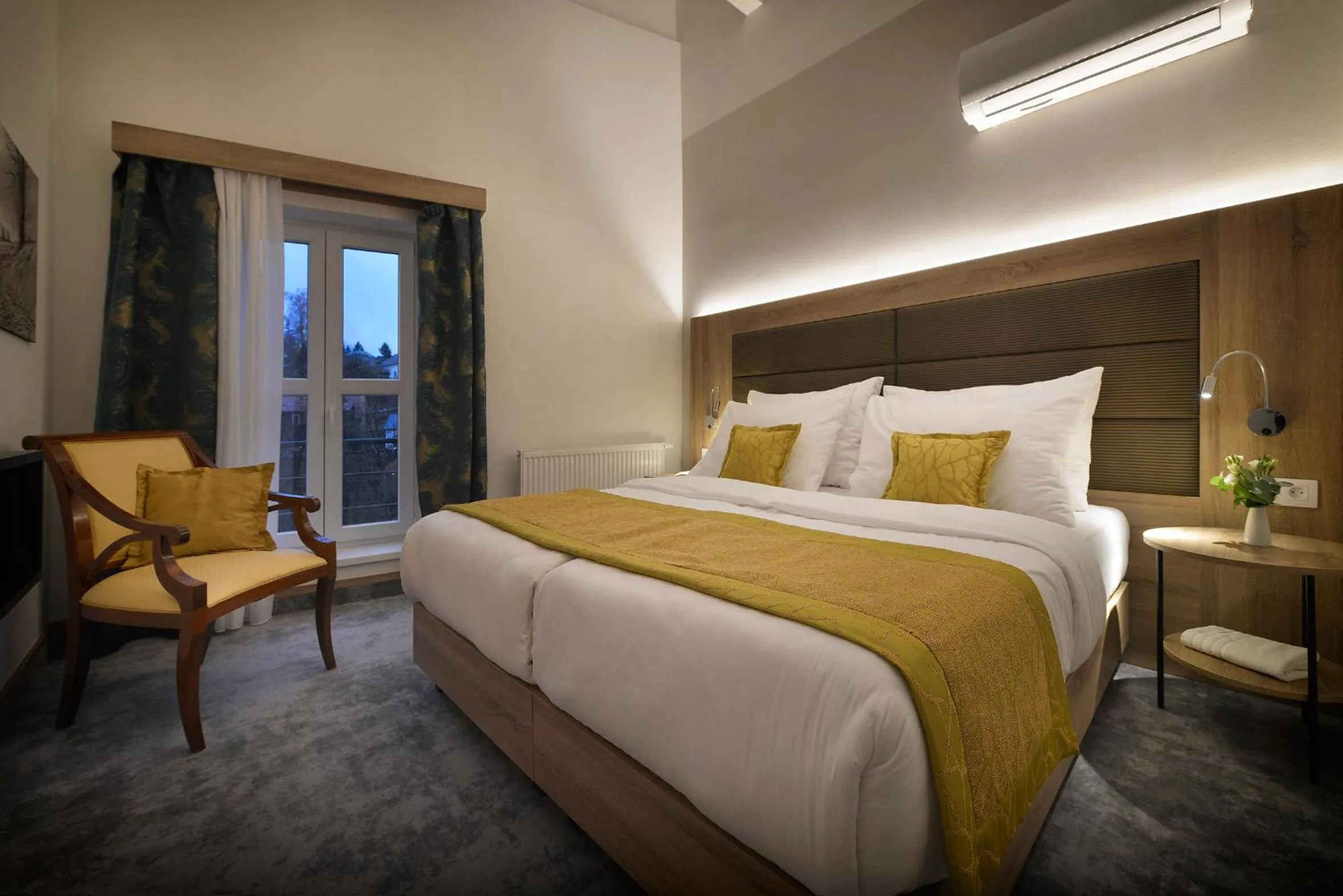 Bedroom, Bed in Vysocina Design Apartments