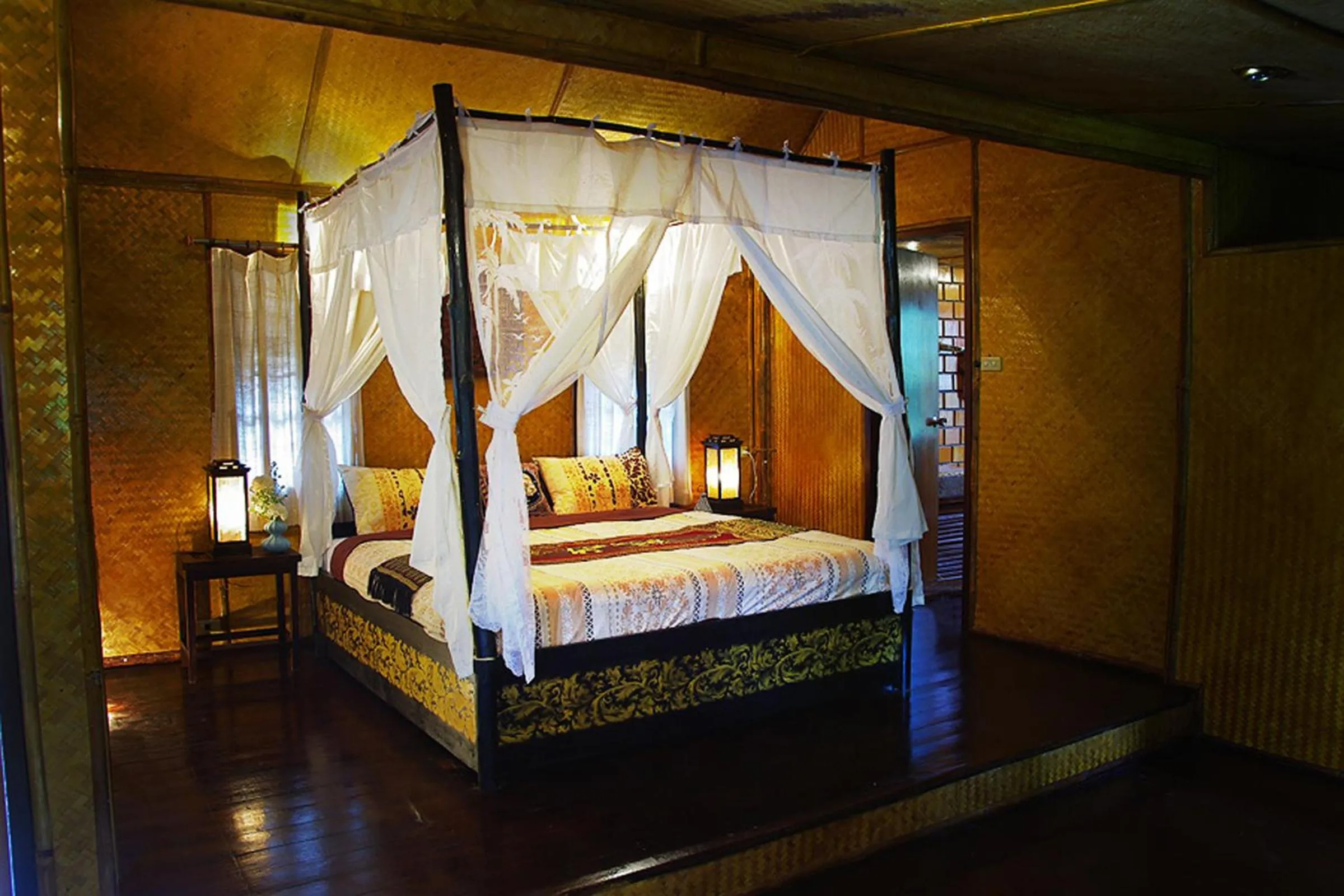 Bed in Areeya Phuree Resort Thaton