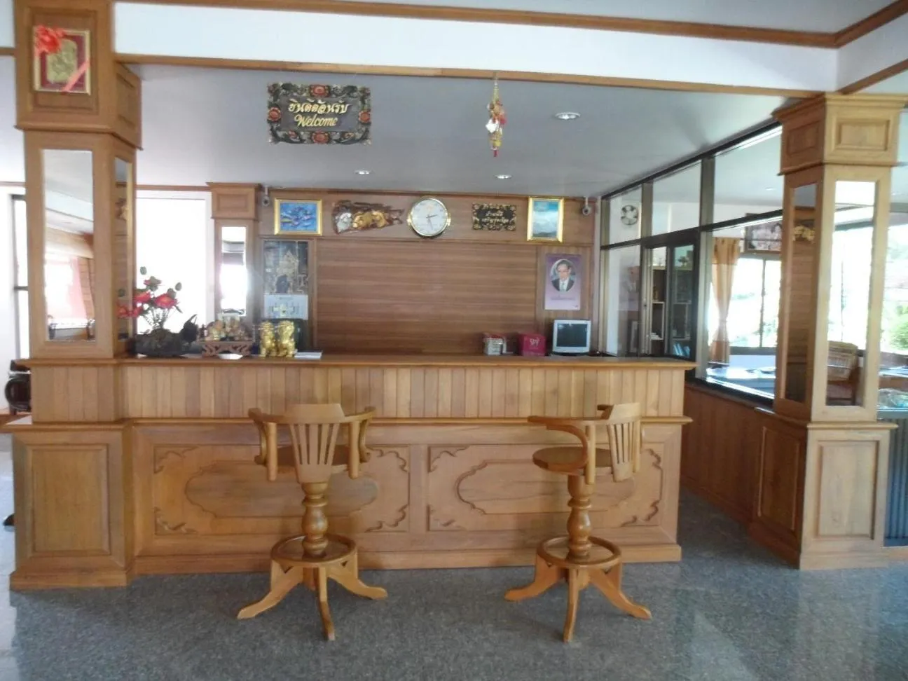 Lobby or reception in Baan Rom Mai